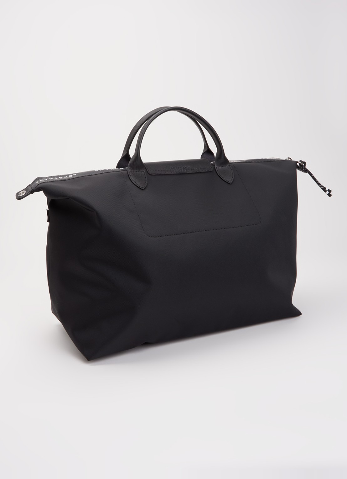 Longchamp Le Pliage Energy reistas L met leren details - achterkant zwart