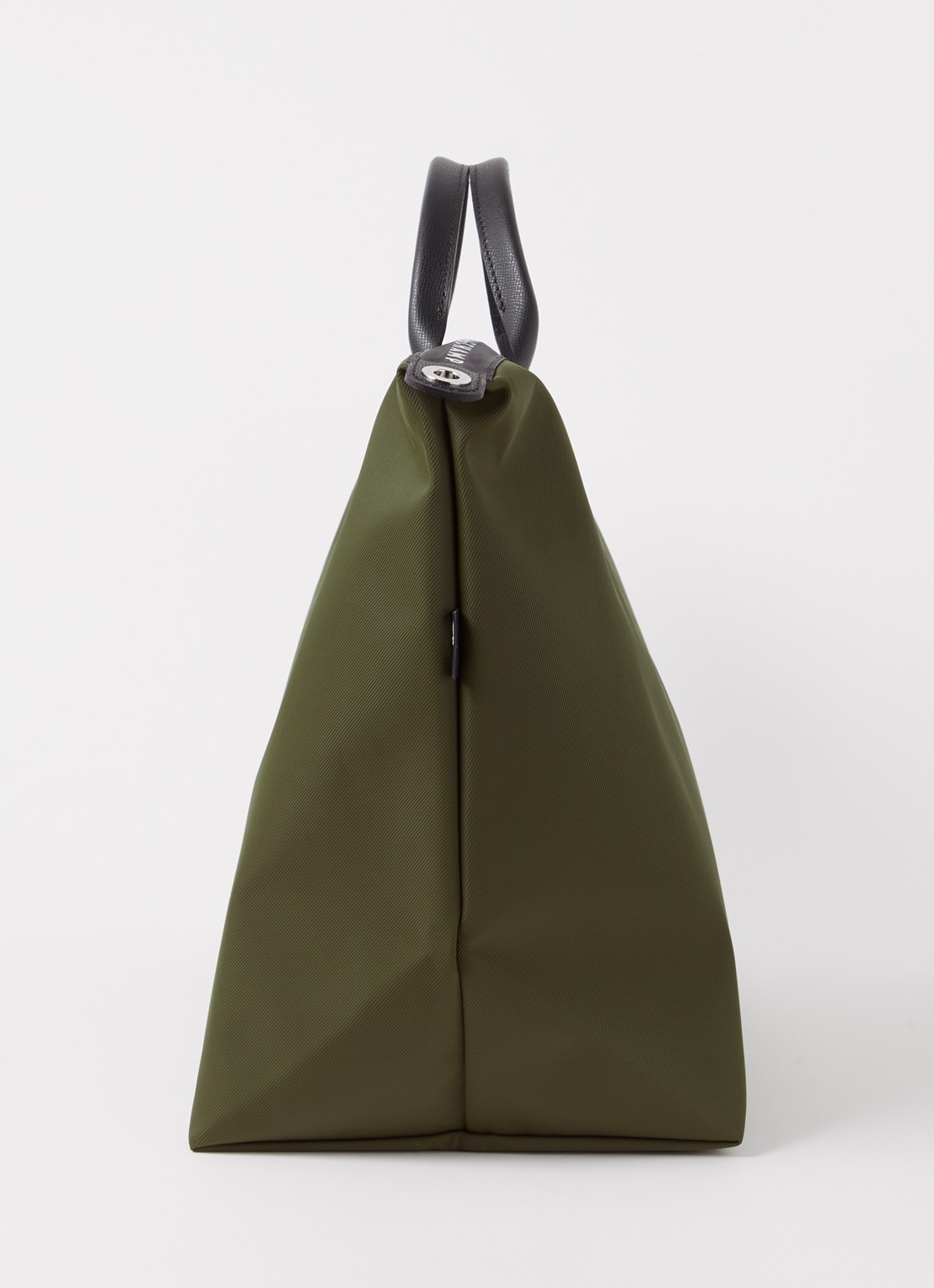 Longchamp Le Pliage Energy reistas L met leren details - detail 5 legergroen