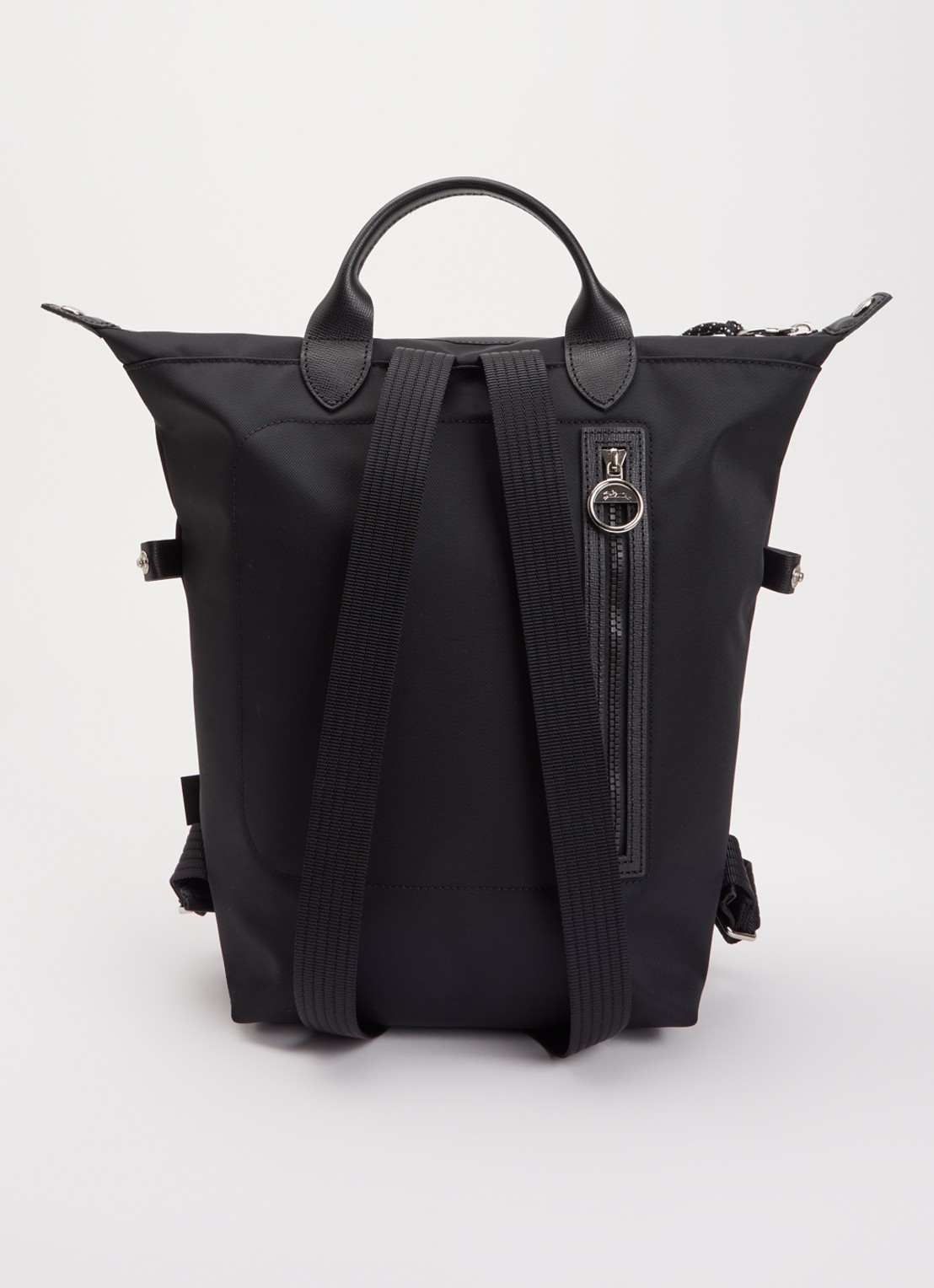 Longchamp Le Pliage Energy rugzak van canvas  - achterkant 3 zwart