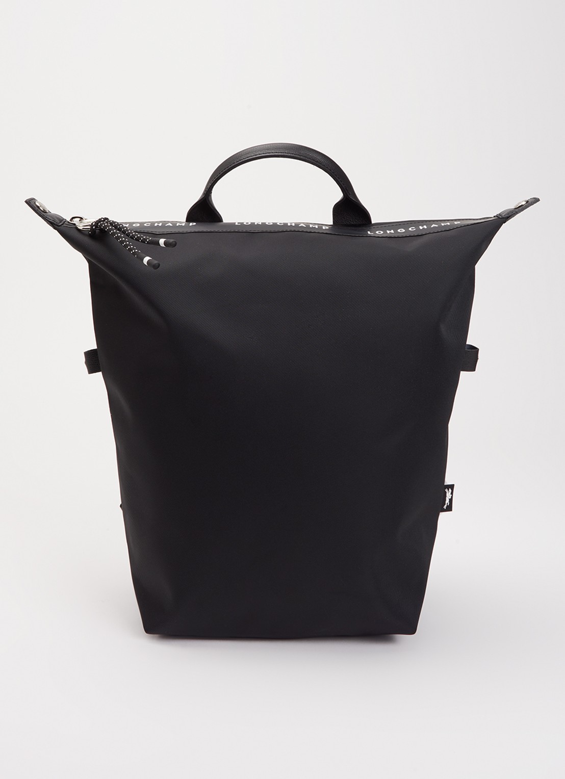 Longchamp Le Pliage Energy rugzak van canvas  - voorkant zwart