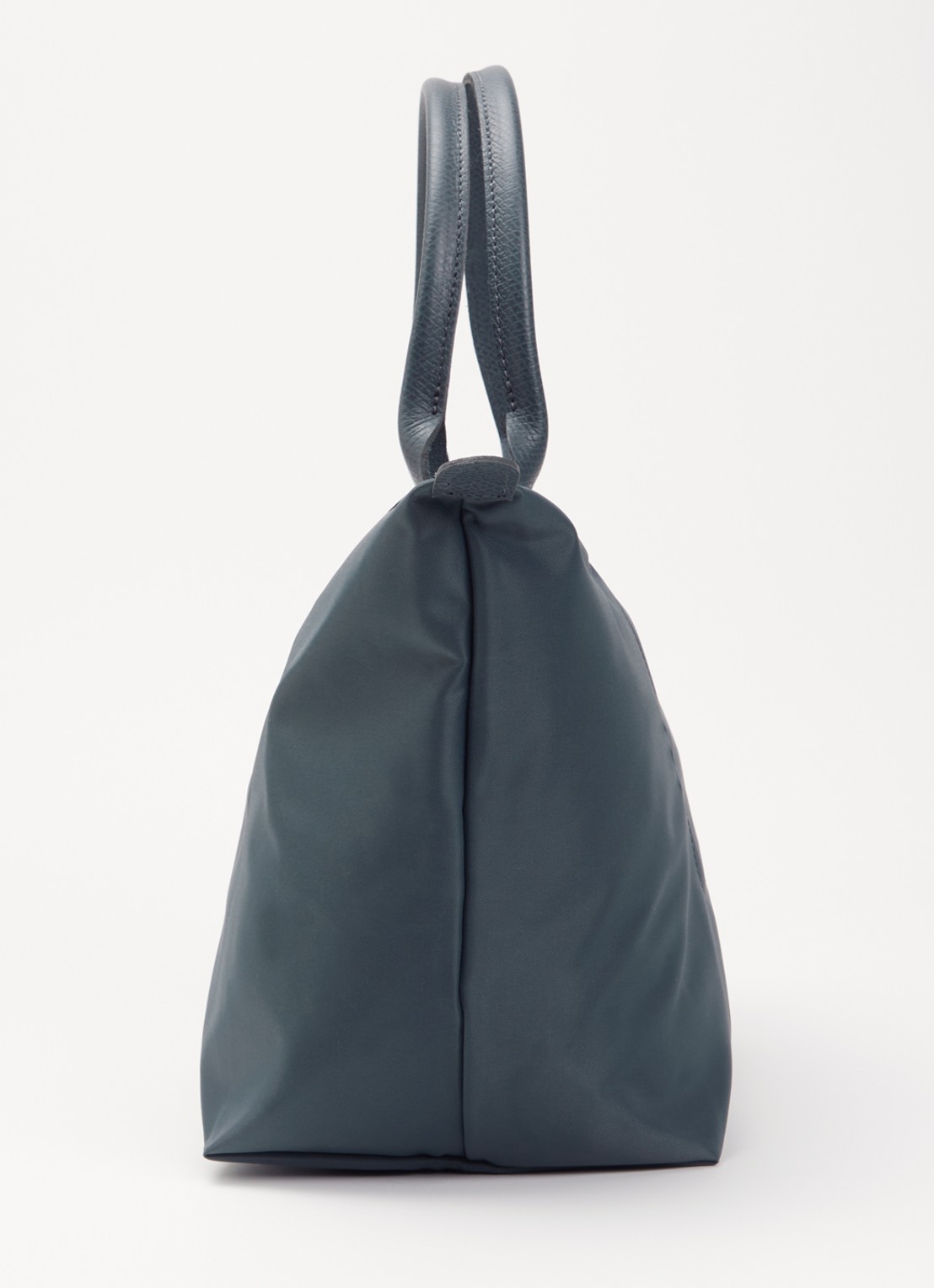 Longchamp Le Pliage One handtas L met leren details - detail 5 antraciet