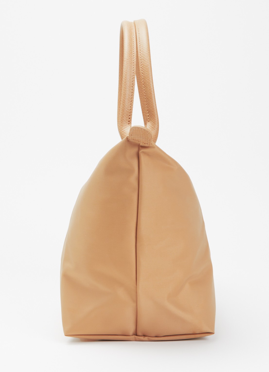 Longchamp Le Pliage One handtas L met leren details - detail 2 beige