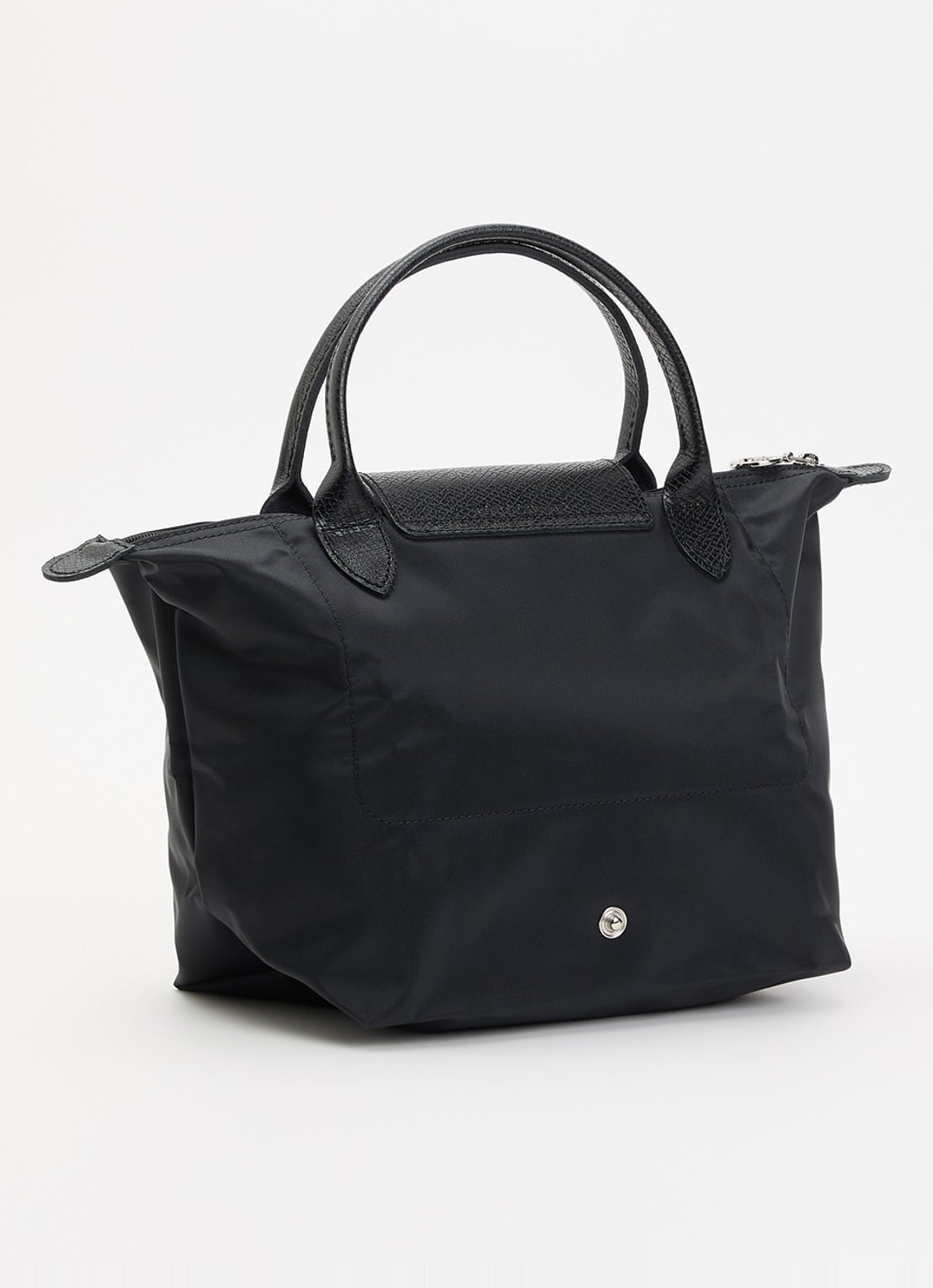 Longchamp Le Pliage One handtas S met leren details - achterkant 2 zwart