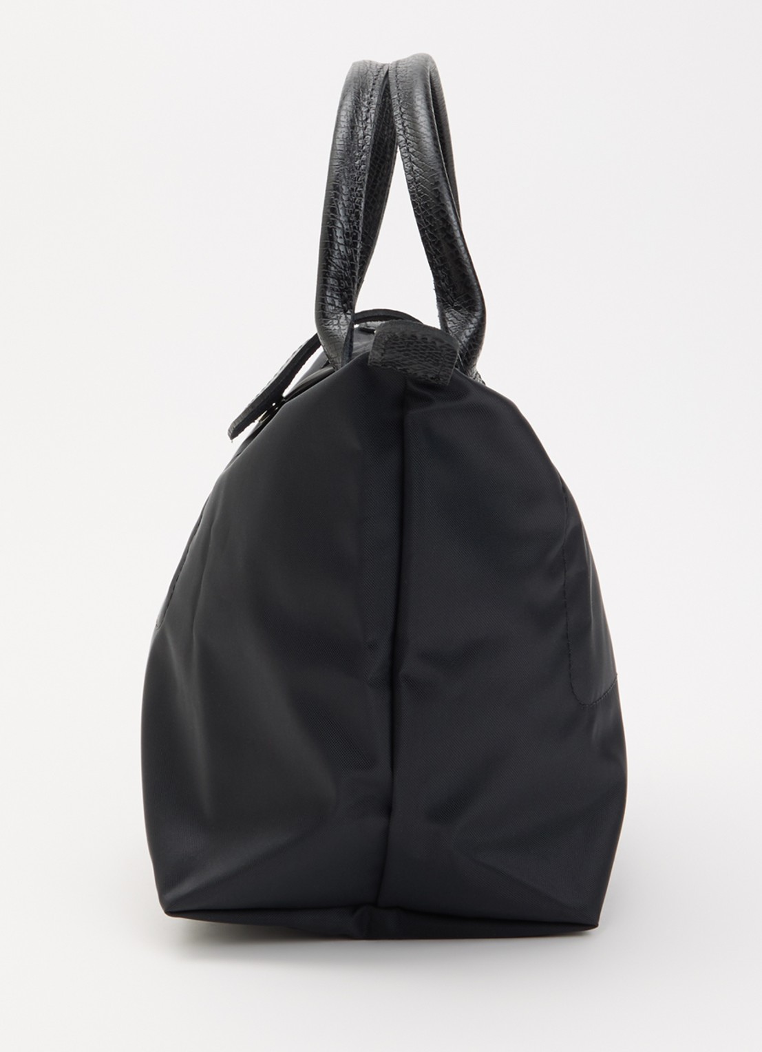 Longchamp Le Pliage One handtas S met leren details - detail 4 zwart