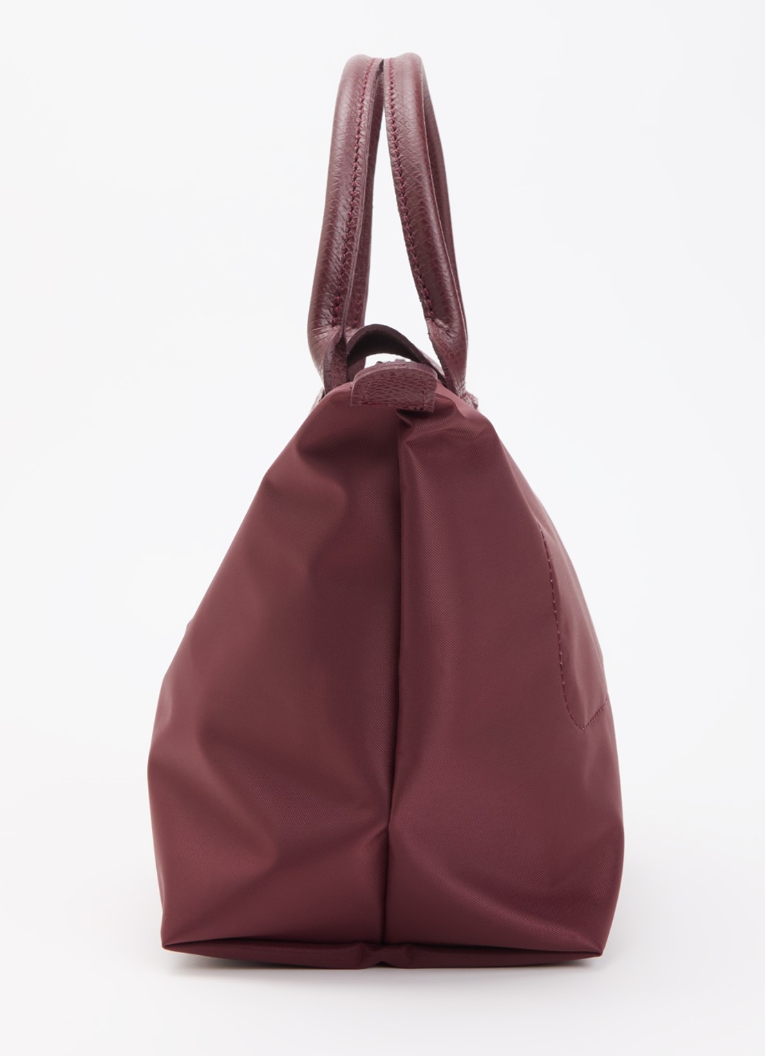 Longchamp Le Pliage One handtas S met leren details - detail 2 bordeauxrood