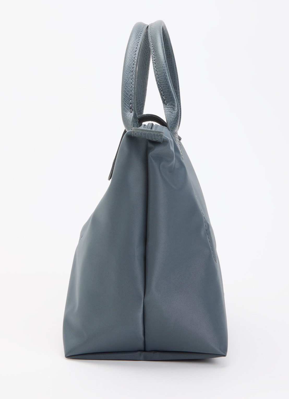 Longchamp Le Pliage One handtas S met leren details - detail 5 antraciet