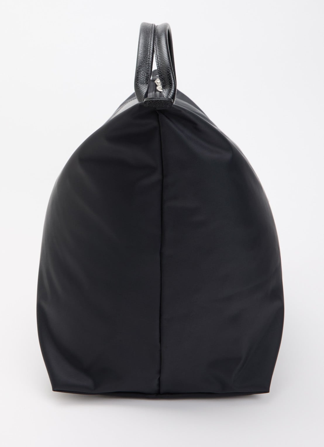 Longchamp Le Pliage One reistas L met leren details - detail 4 zwart
