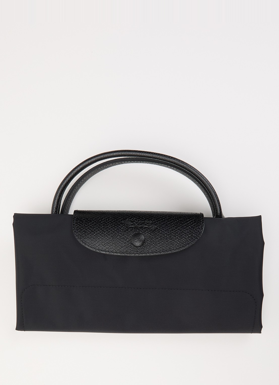 Longchamp Le Pliage One reistas XL met leren details - detail 5 zwart