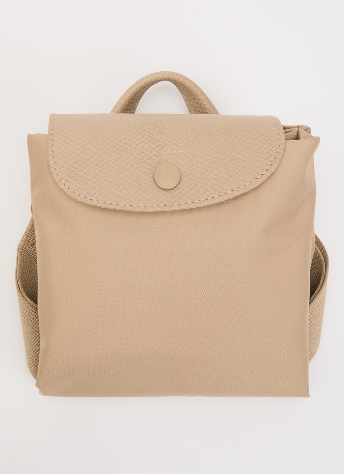 Longchamp Le Pliage One rugzak M met leren details - detail 5 camel