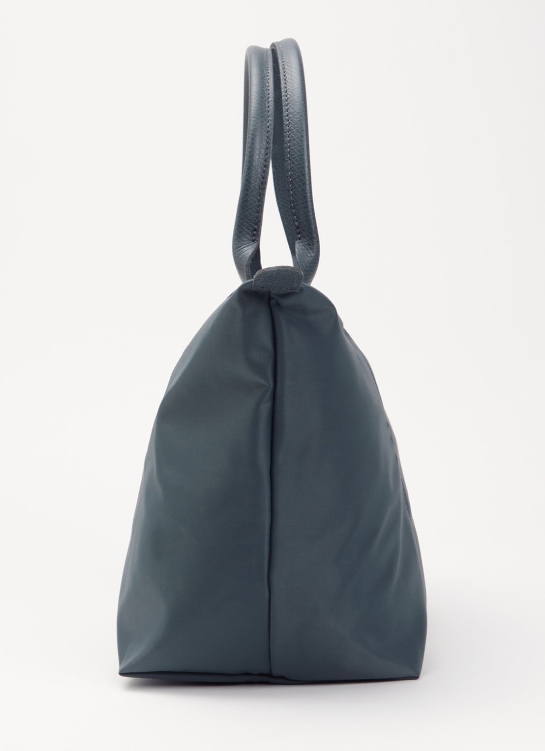 Longchamp Le Pliage One schoudertas L met leren details - detail 3 antraciet