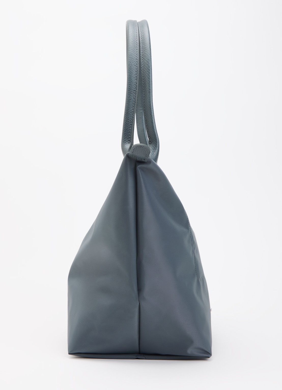 Longchamp Le Pliage One schoudertas L met leren details - detail 5 antraciet