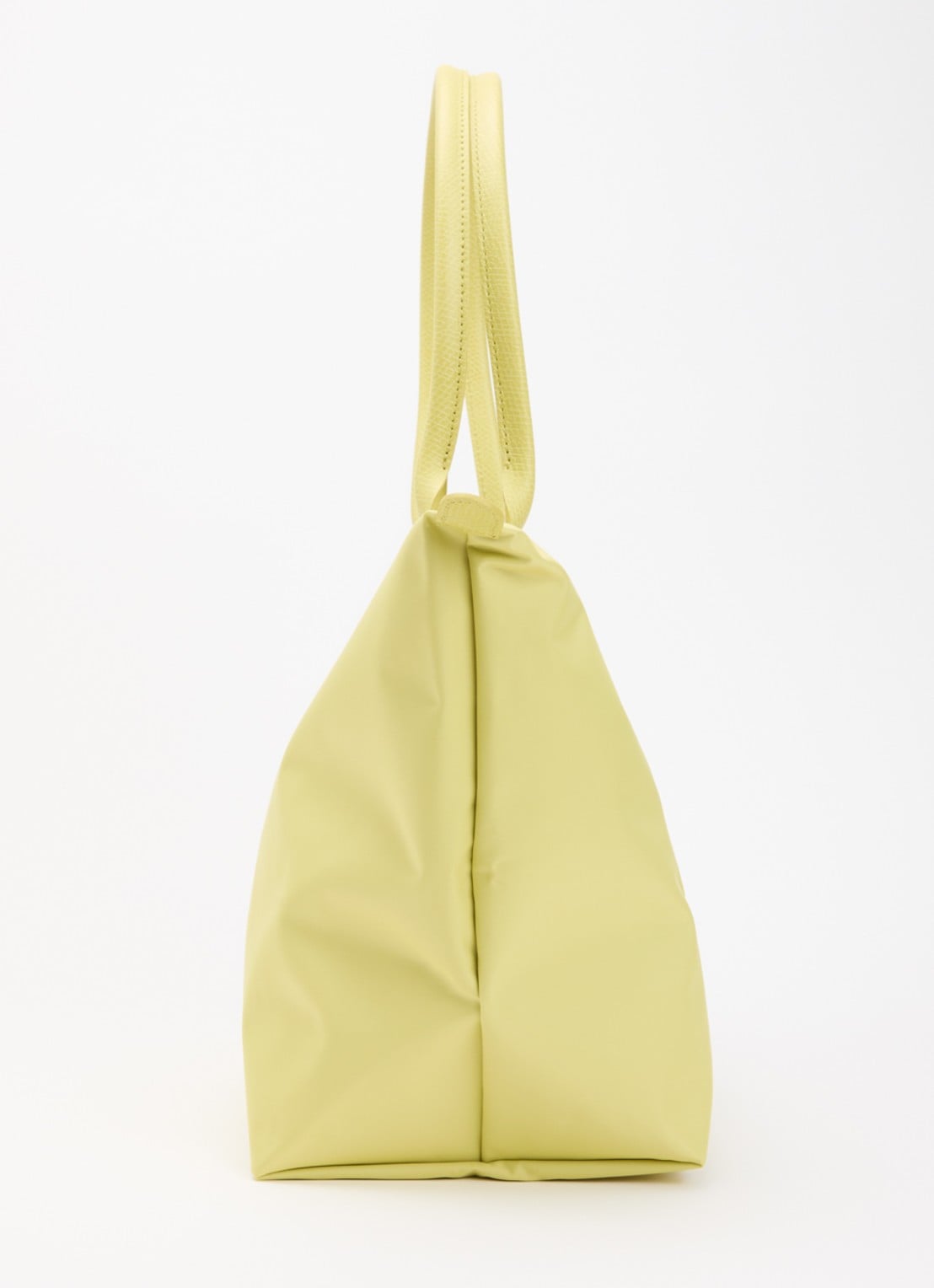 Longchamp Le Pliage One schoudertas L met leren details - detail 5 lime