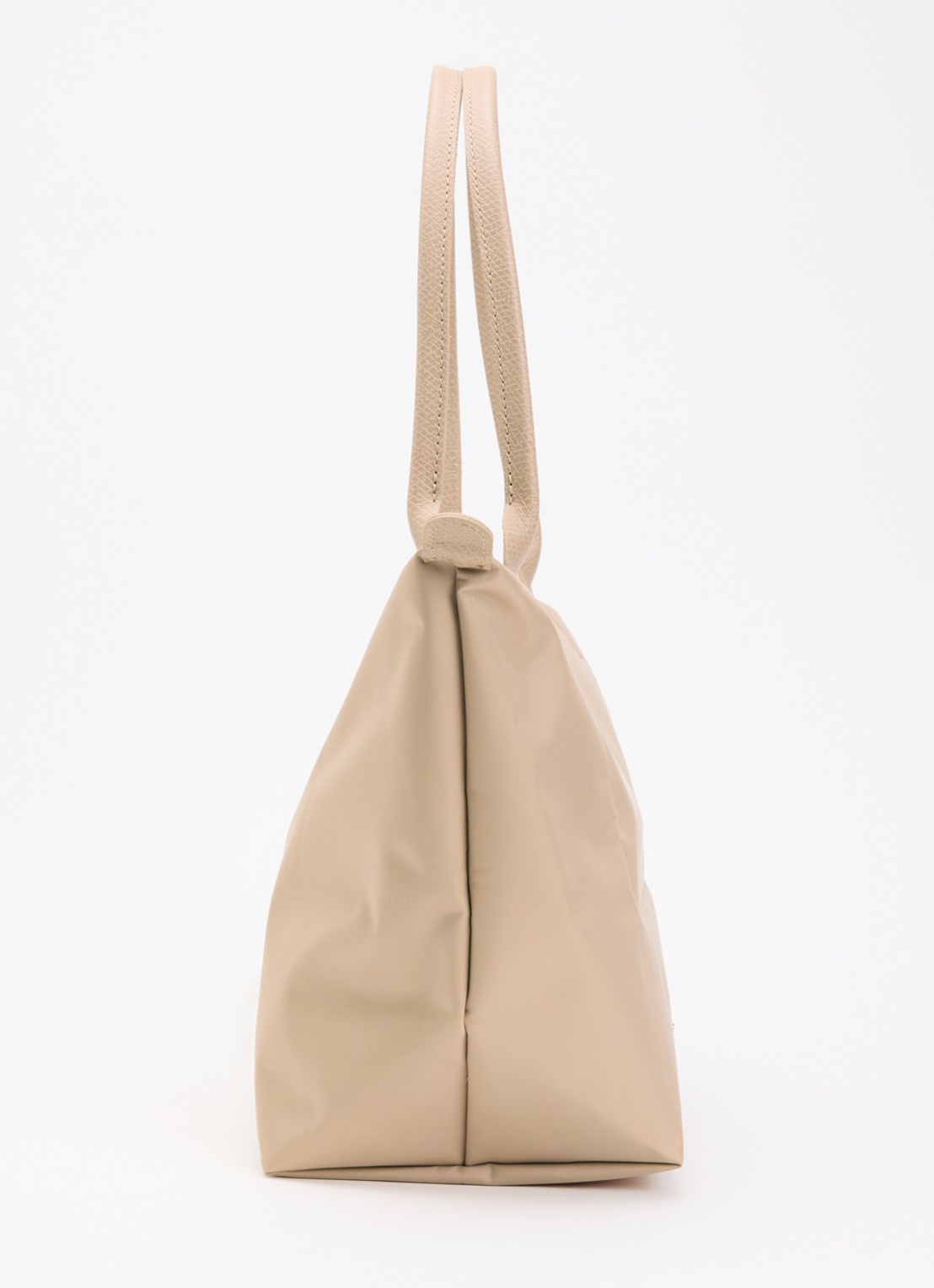 Longchamp Le pliage One schoudertas M met details van leer - detail 5 beige