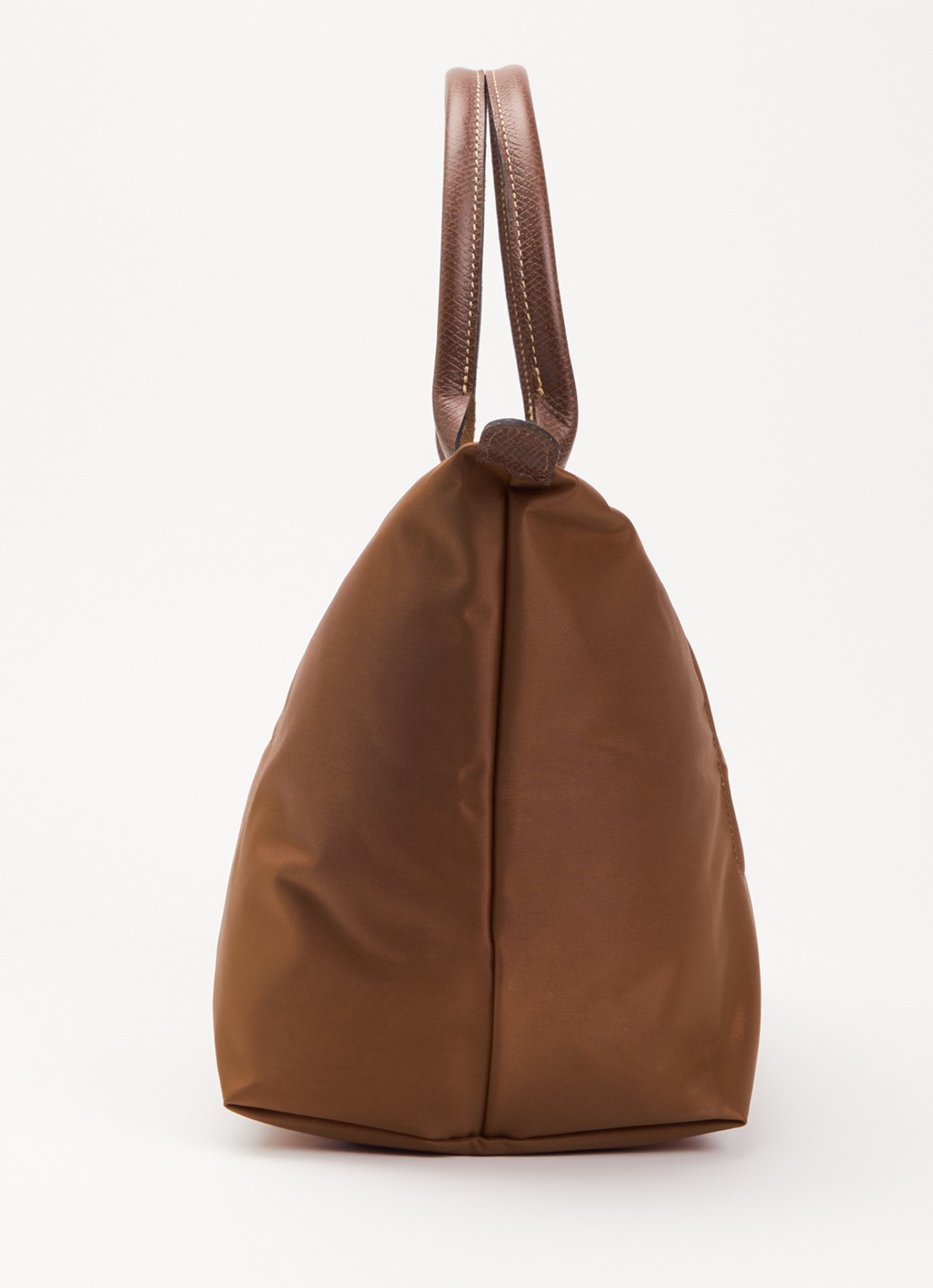 Longchamp Le Pliage Original handtas L met leren details - detail 2 cognac