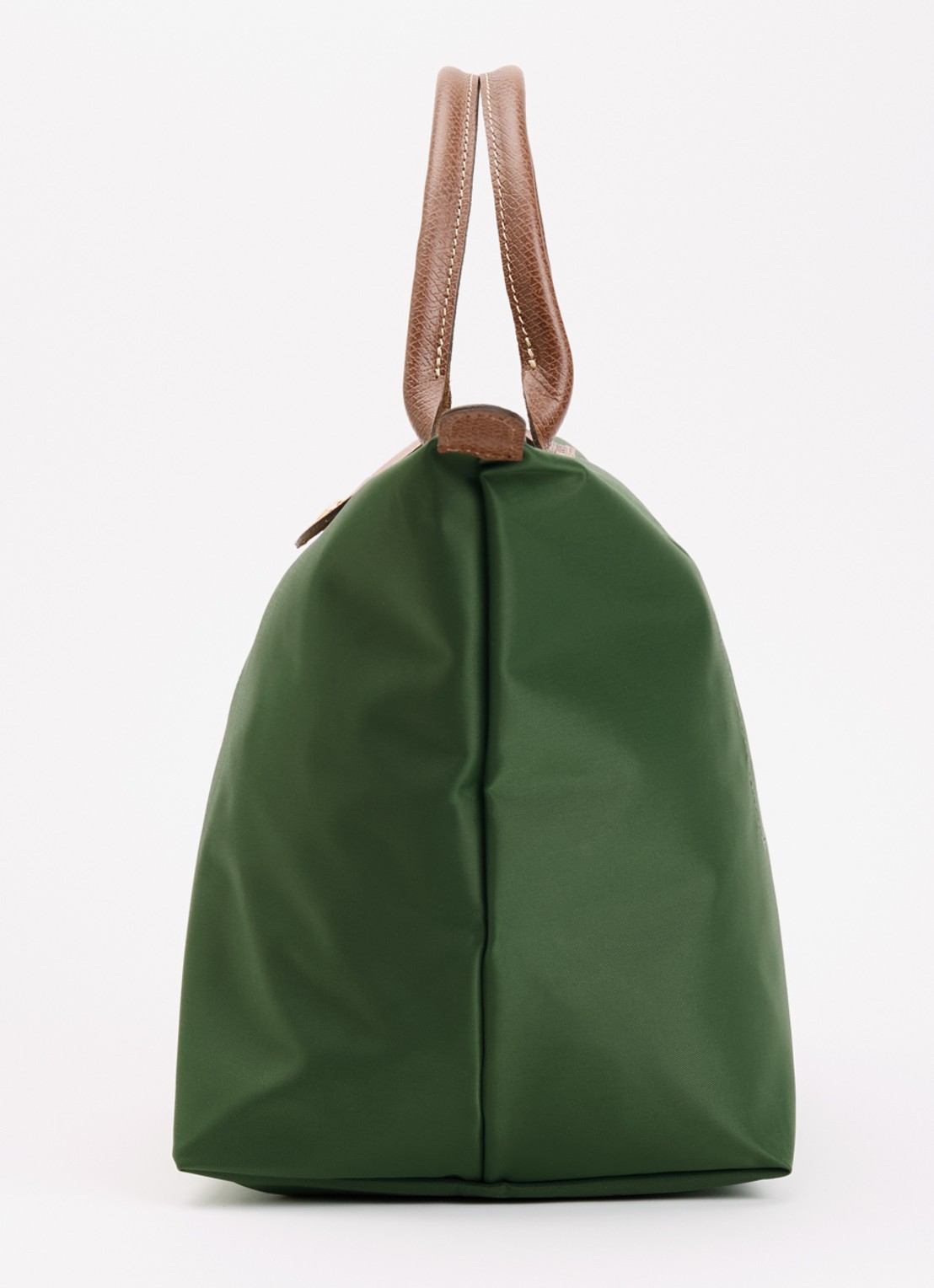 Longchamp Le Pliage Original handtas M met leren details - detail 3 donkergroen