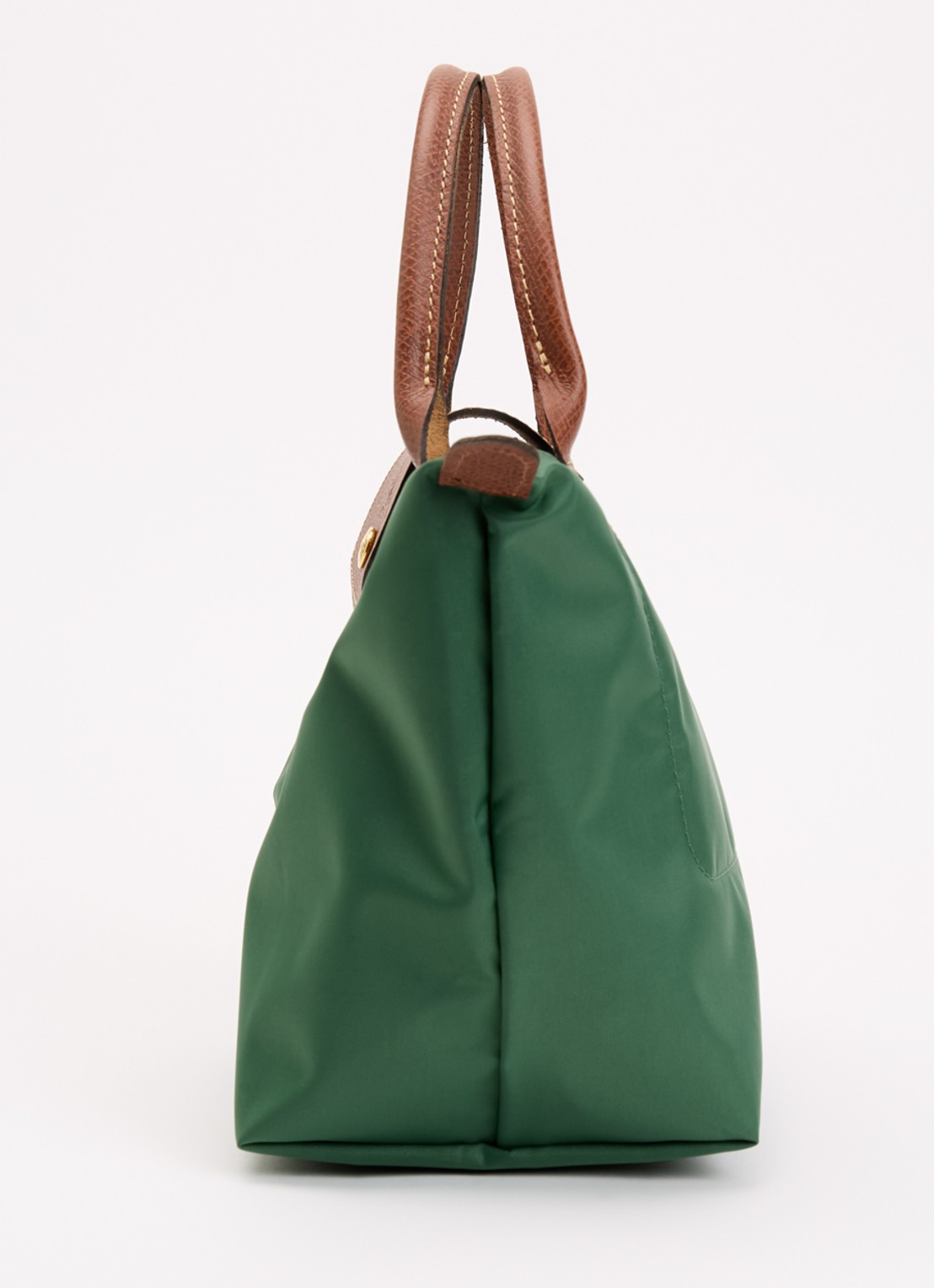Longchamp Le Pliage Original handtas S met leren details - detail 5 donkergroen