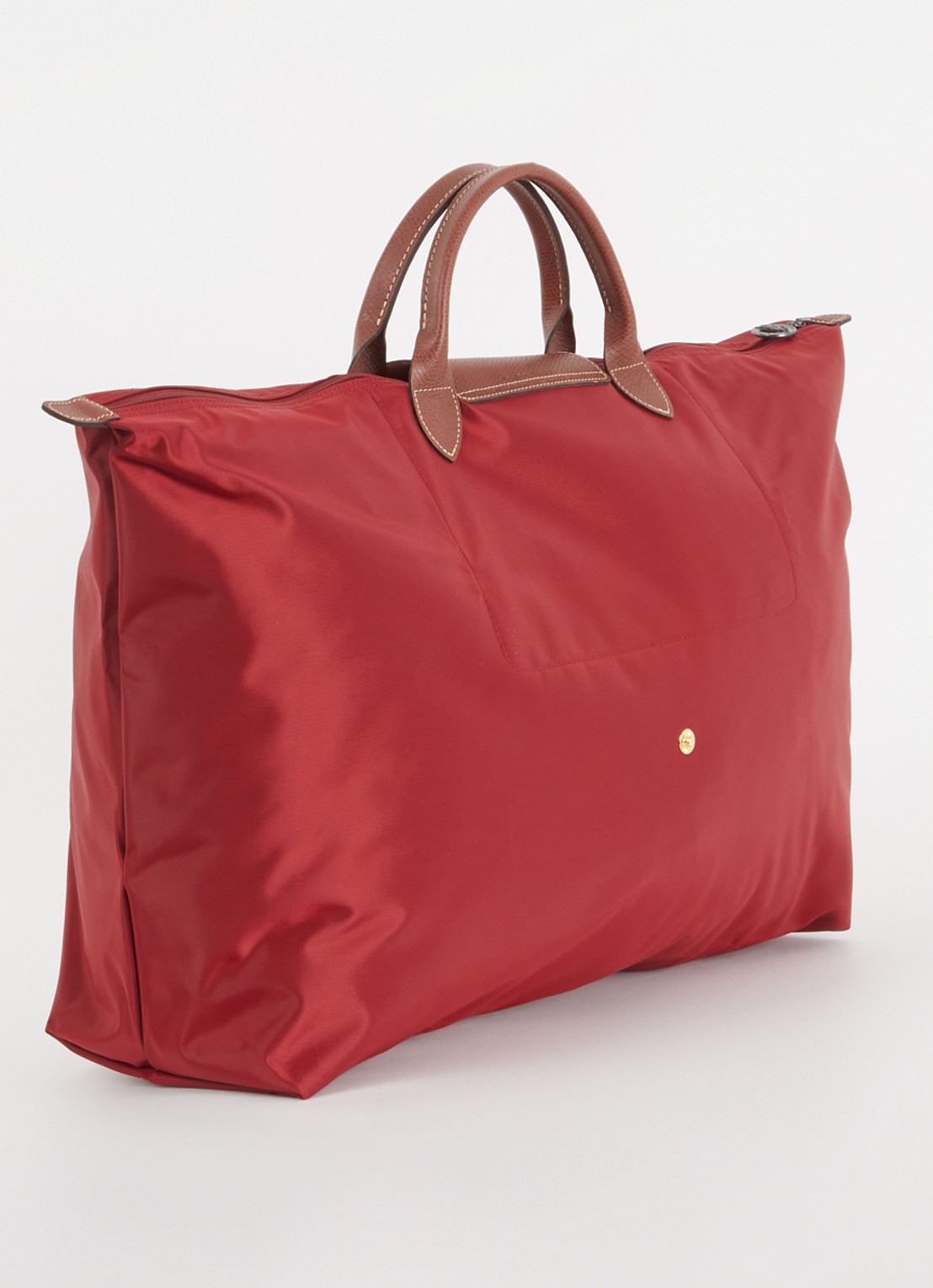 Longchamp Le Pliage Original reistas XL met leren details - achterkant 4 bordeauxrood