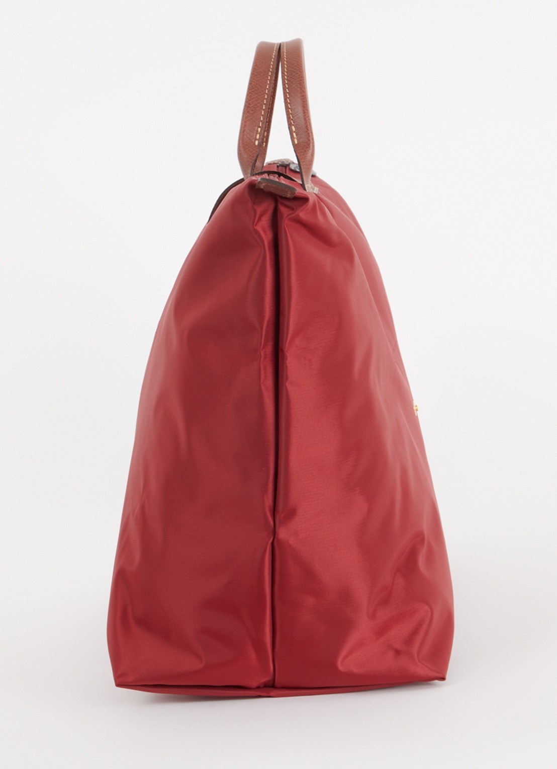 Longchamp Le Pliage Original reistas XL met leren details - detail 2 bordeauxrood