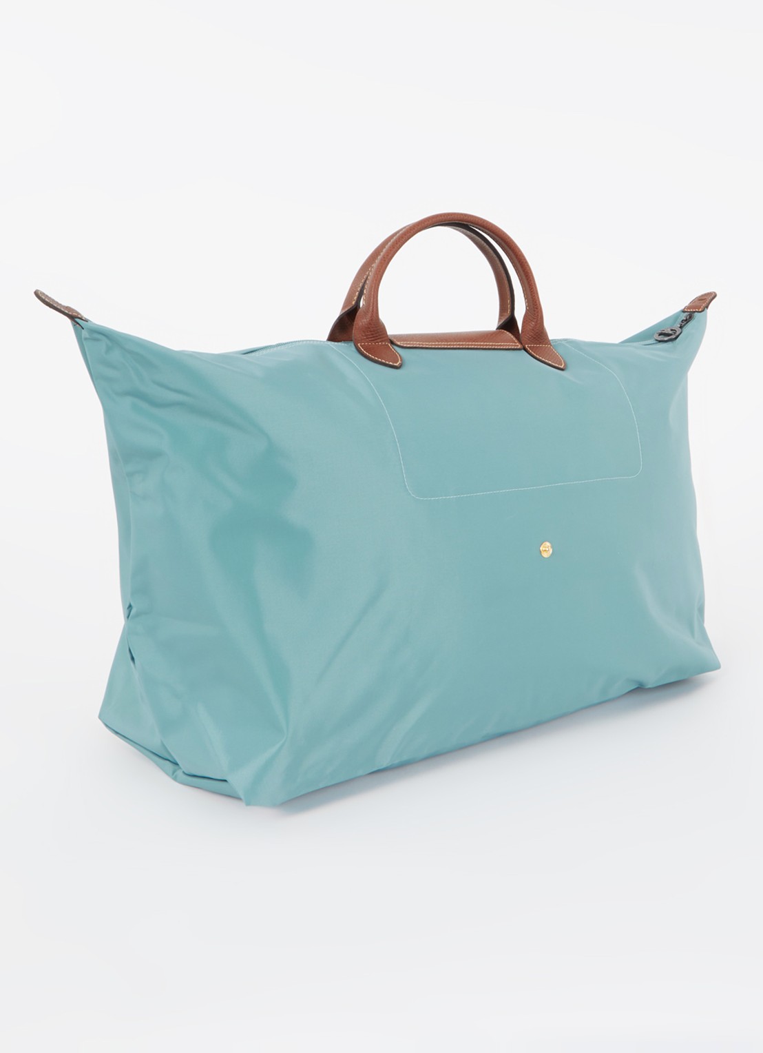 Longchamp Le Pliage Original reistas XL met leren details - achterkant 3 mint