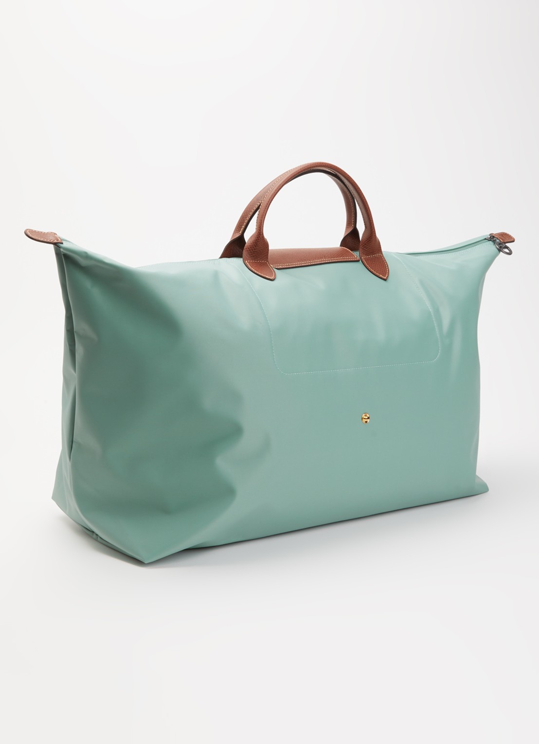 Longchamp Le Pliage Original reistas XL met leren details - achterkant 7 mint