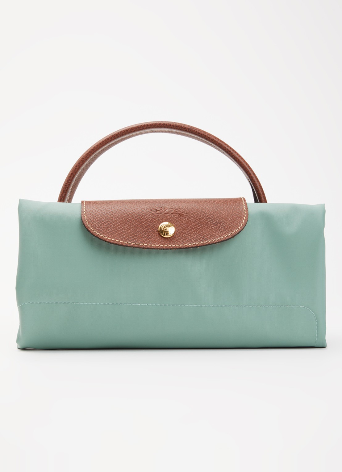 Longchamp Le Pliage Original reistas XL met leren details - detail 5 mint