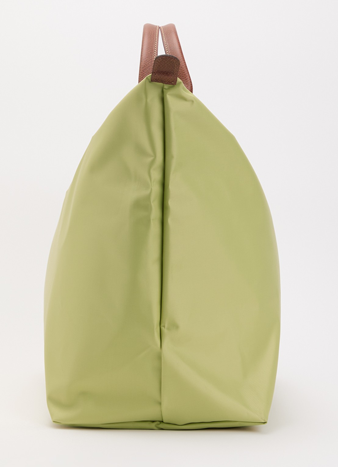 Longchamp Le Pliage Original reistas XL met leren details - detail 2 groen