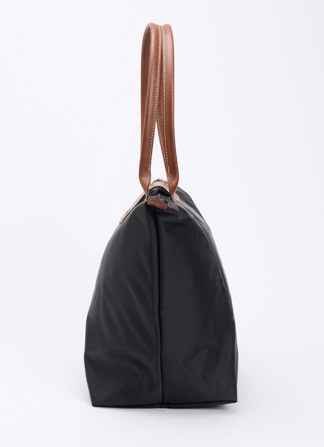 Longchamp Le Pliage Original schoudertas L met leren details - detail 8 zwart