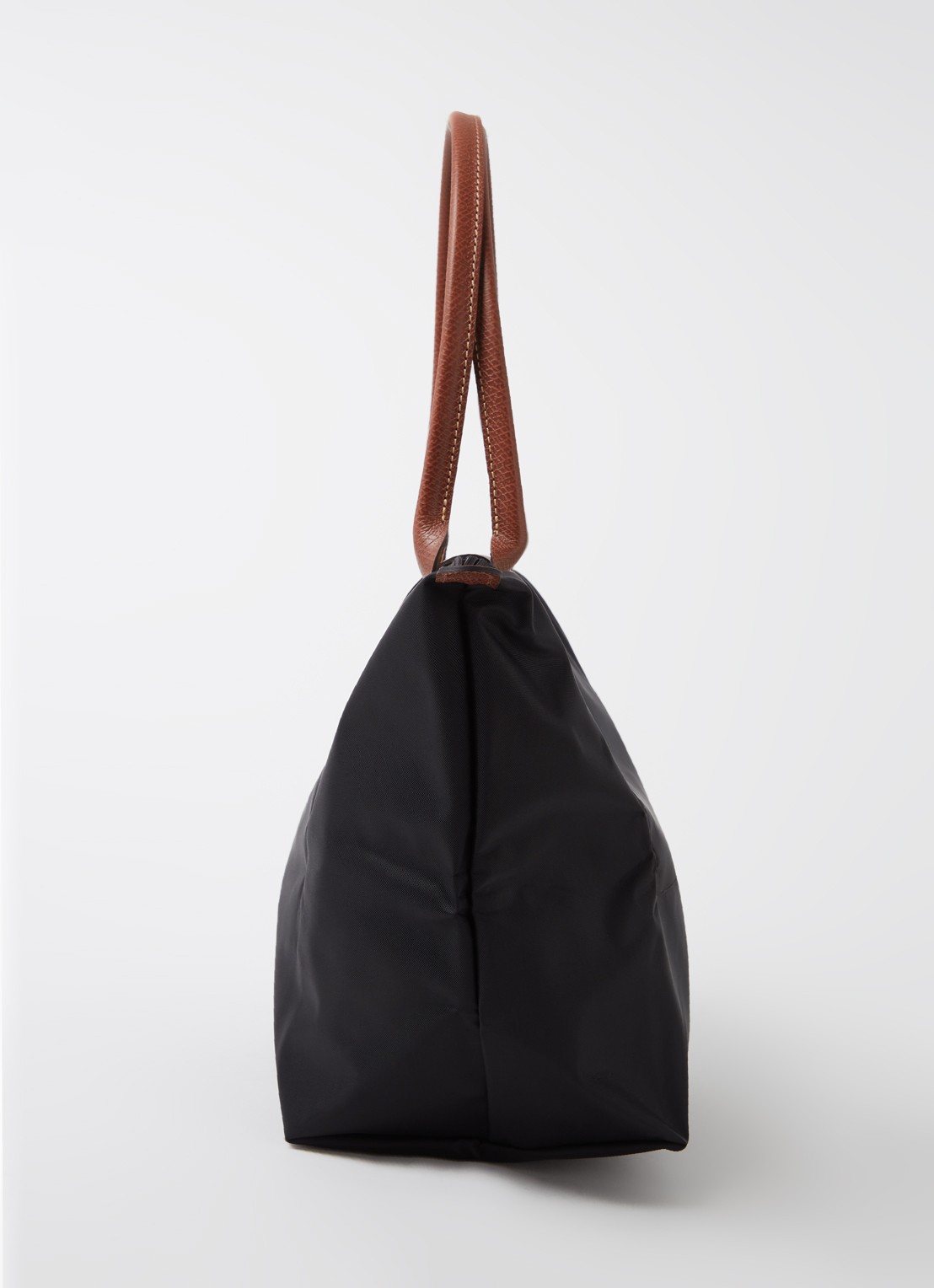 Longchamp Le Pliage Original schoudertas M met leren details - detail 5 zwart