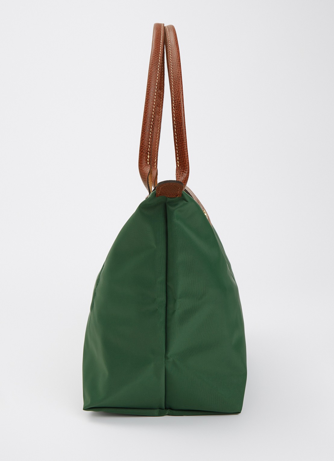 Longchamp Le Pliage Original schoudertas M met leren details - detail 5 groen