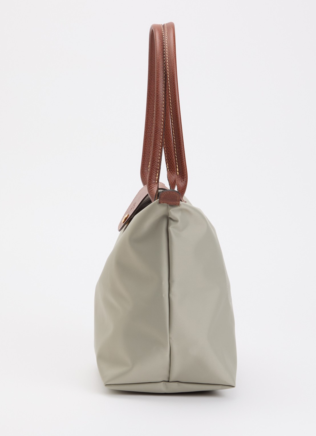 Longchamp Le Pliage Original schoudertas M met leren details - detail 2 grijs