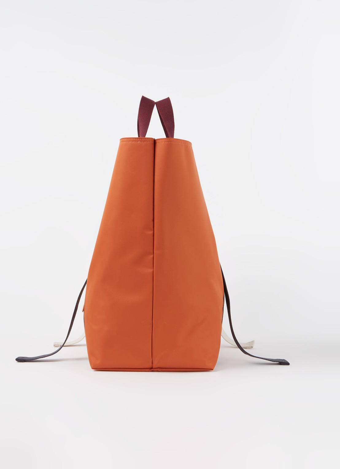 Longchamp Le Pliage Re-Play handtas XL met leren details  - detail 3 oranje