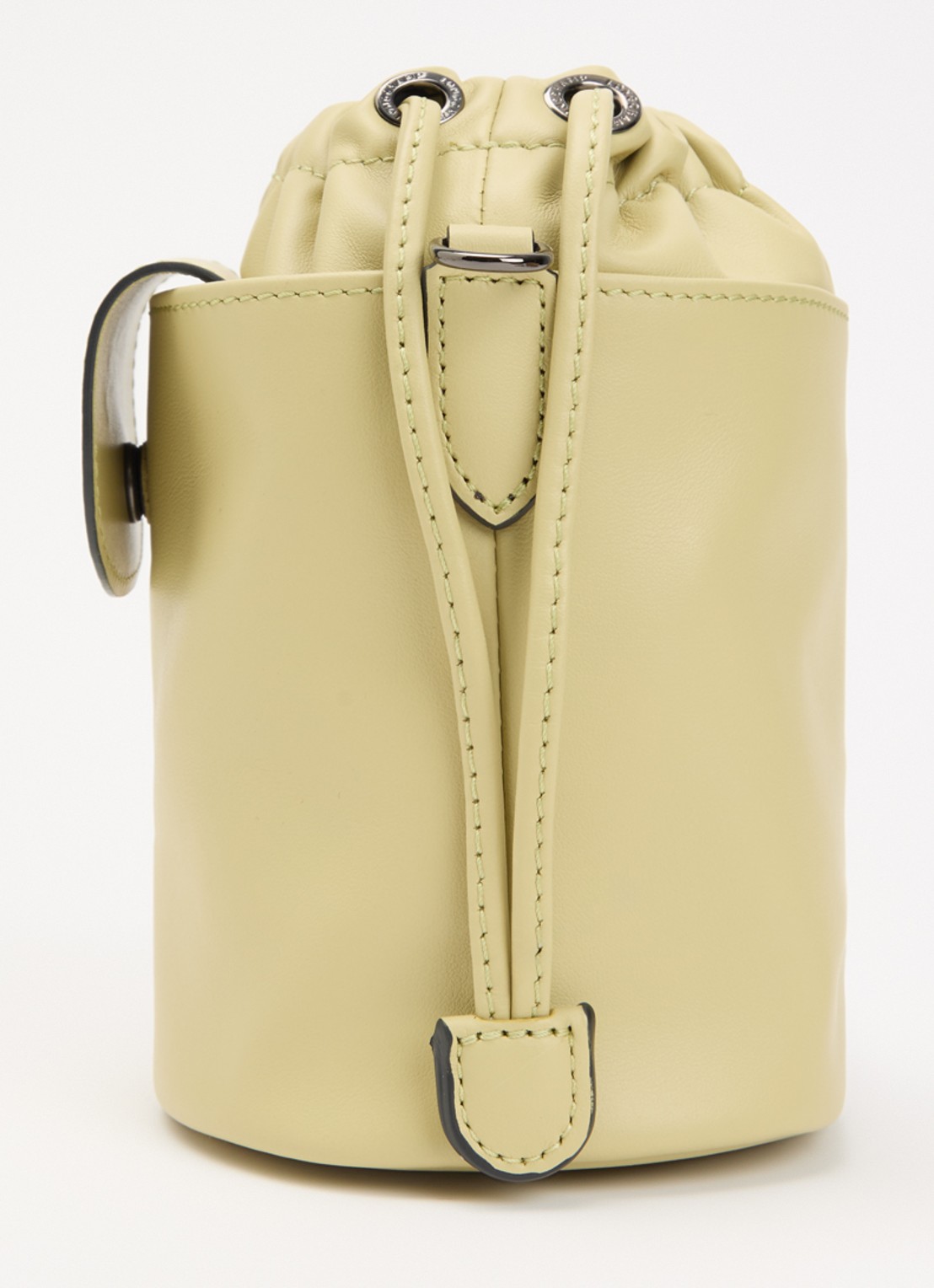 Longchamp Le Pliage Xtra crossbodytas van leer - detail 2 groen