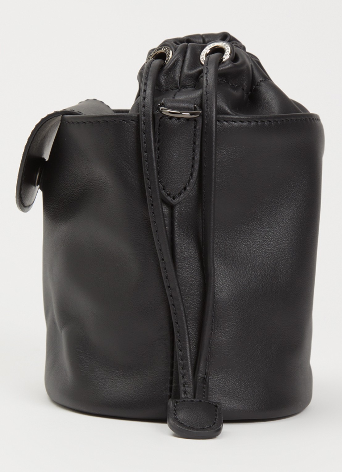 Longchamp Le Pliage Xtra crossbodytas XS van leer - detail 5 zwart