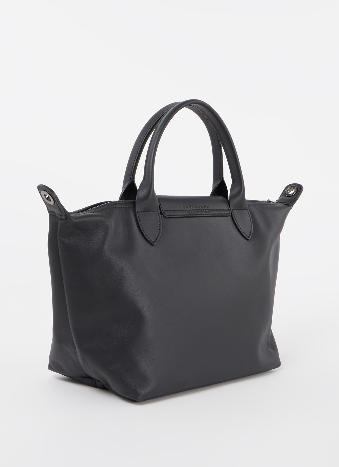 Longchamp Le Pliage Xtra handtas S van leer - achterkant 3 zwart