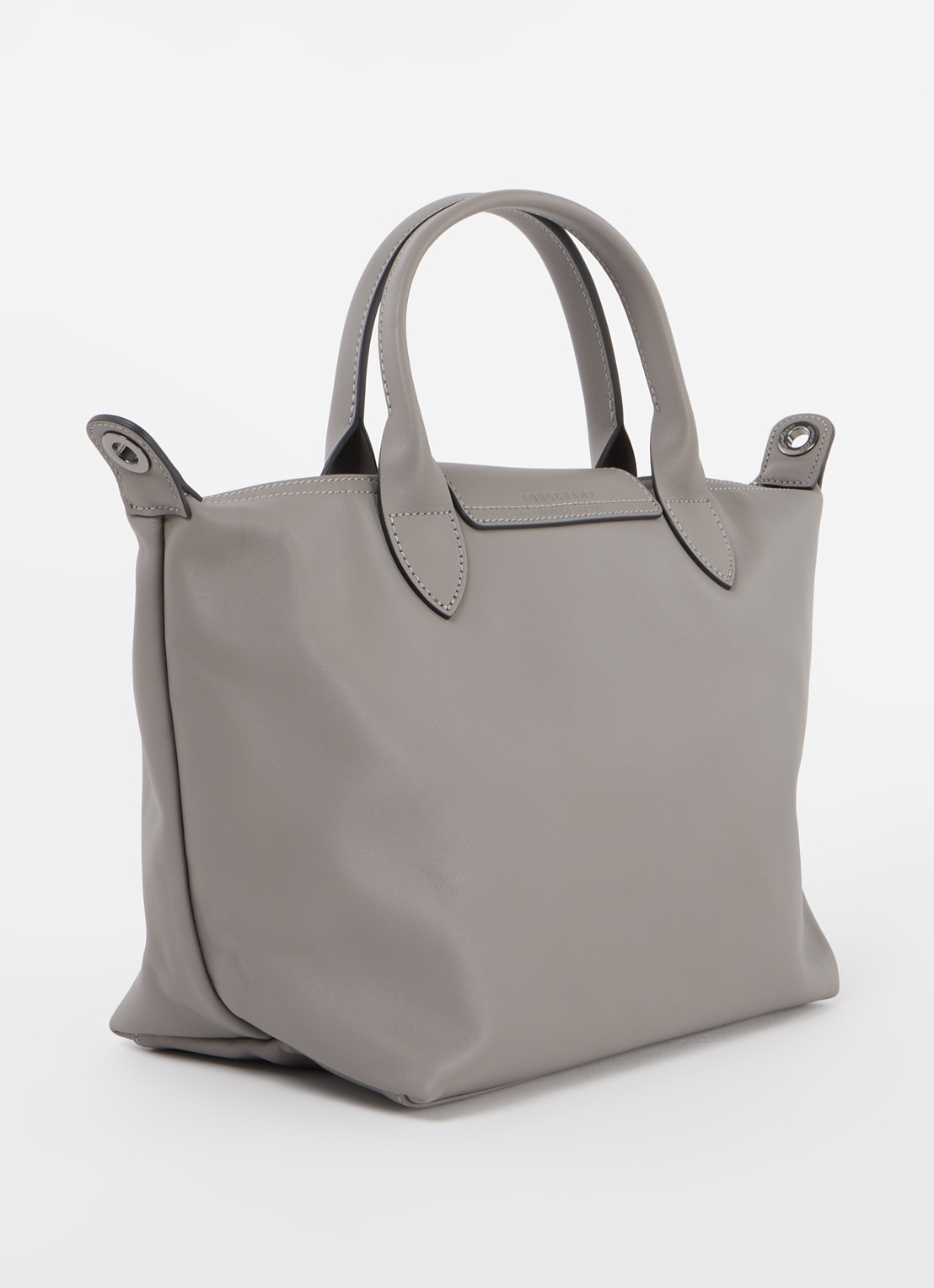 Longchamp Le Pliage Xtra handtas S van leer - achterkant 3 grijs