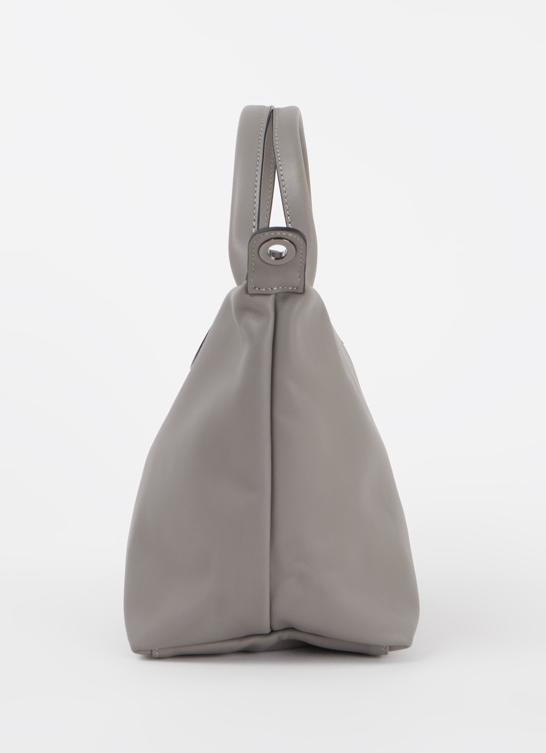 Longchamp Le Pliage Xtra handtas S van leer - detail 5 grijs