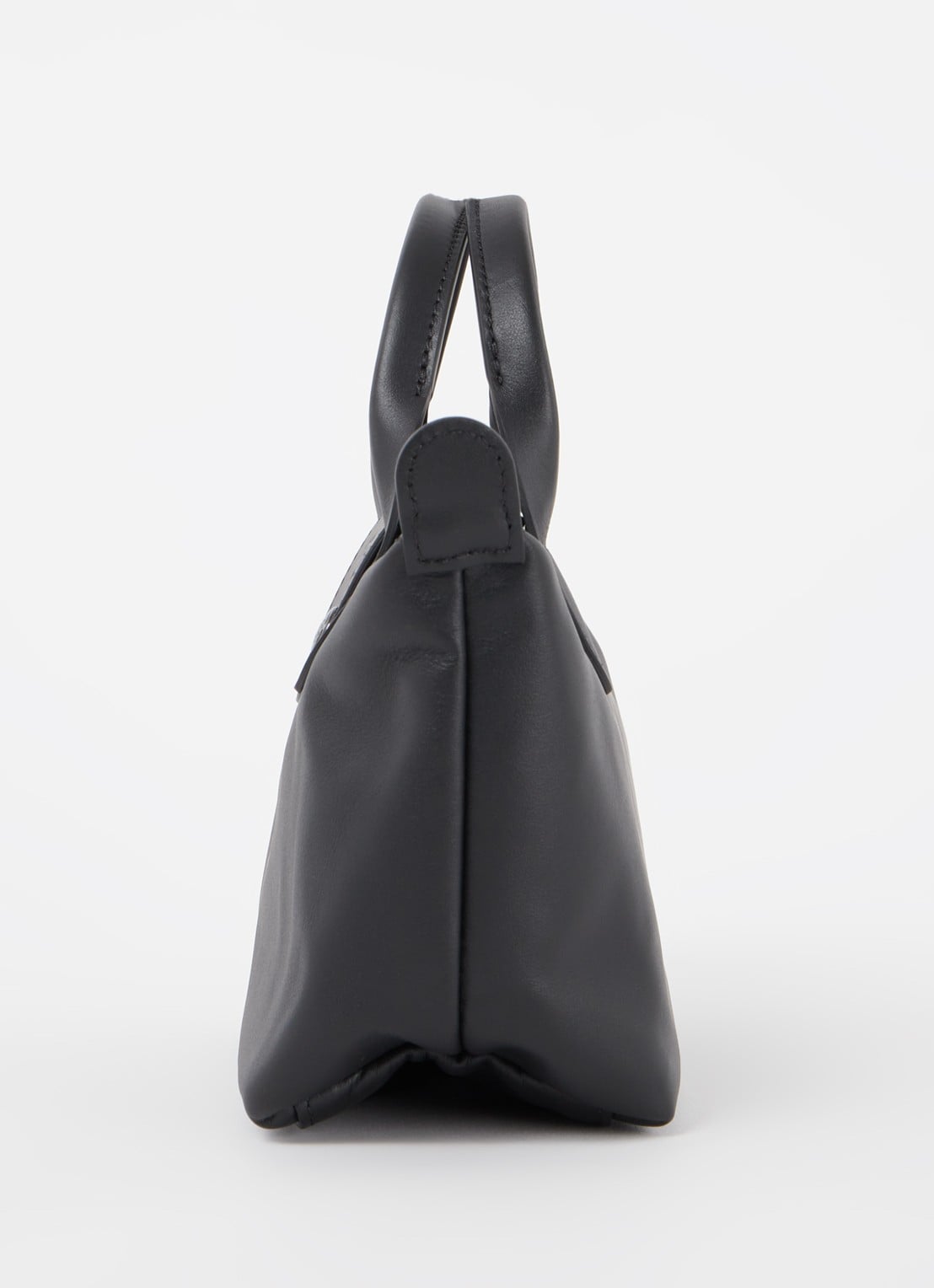 Longchamp Le Pliage Xtra handtas XS van leer - detail 2 zwart