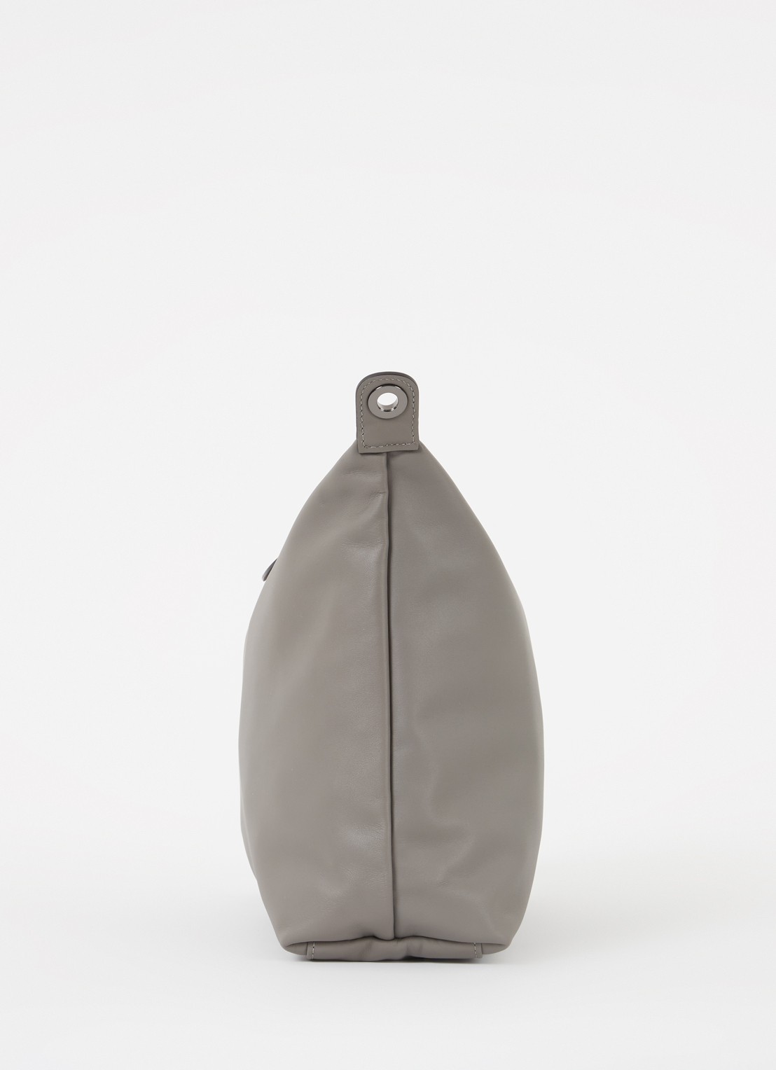 Longchamp Le Pliage Xtra schoudertas M van leer - detail 3 grijs