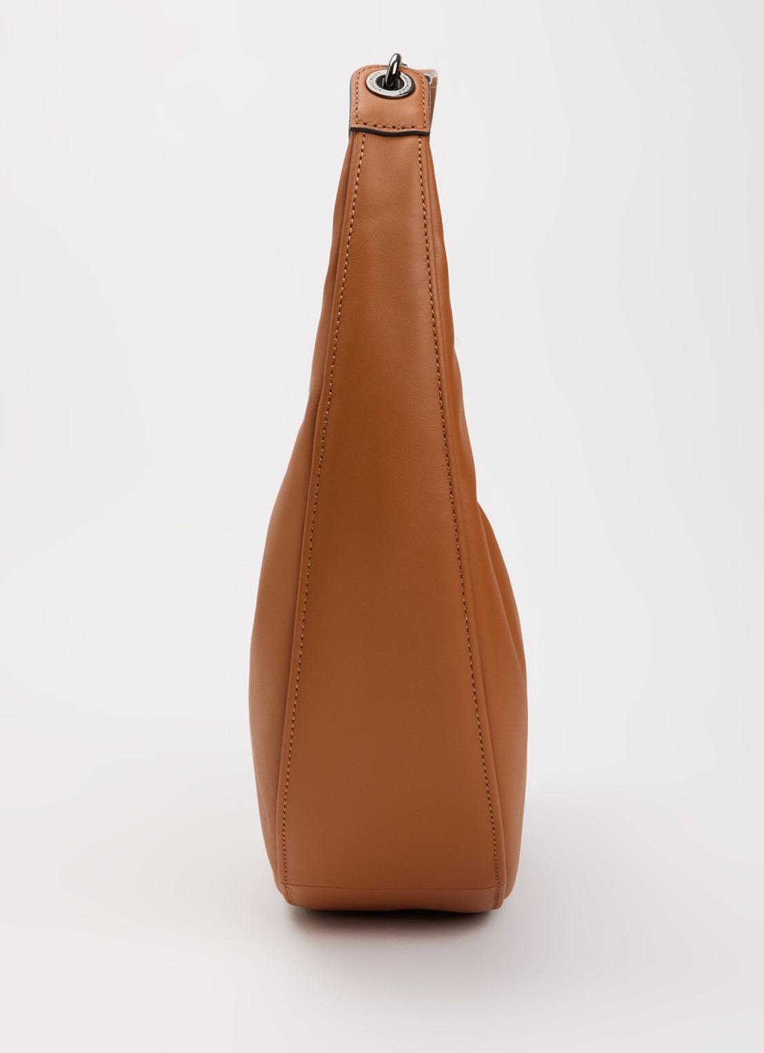 Longchamp Le Pliage Xtra schoudertas van leer - detail 4 cognac