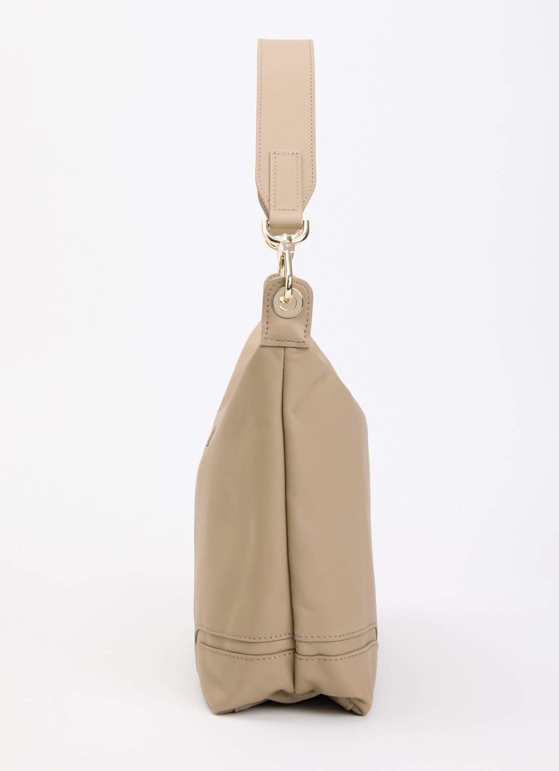Longchamp Le Pliage Xtra schoudertas van leer - detail 4 khaki