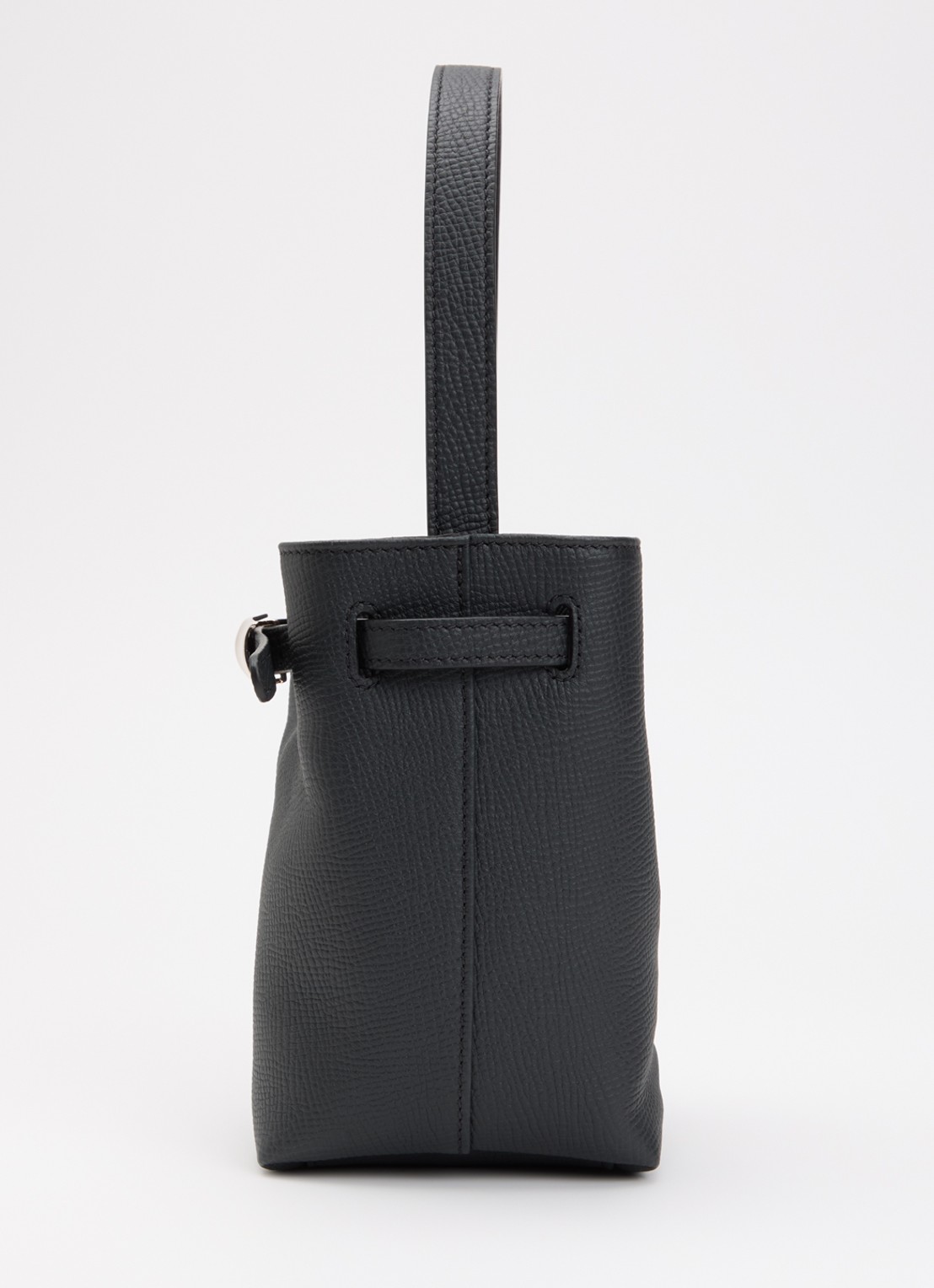 Longchamp Le Smart schoudertas XS van leer met afneembare schouderriem  - detail 3 zwart