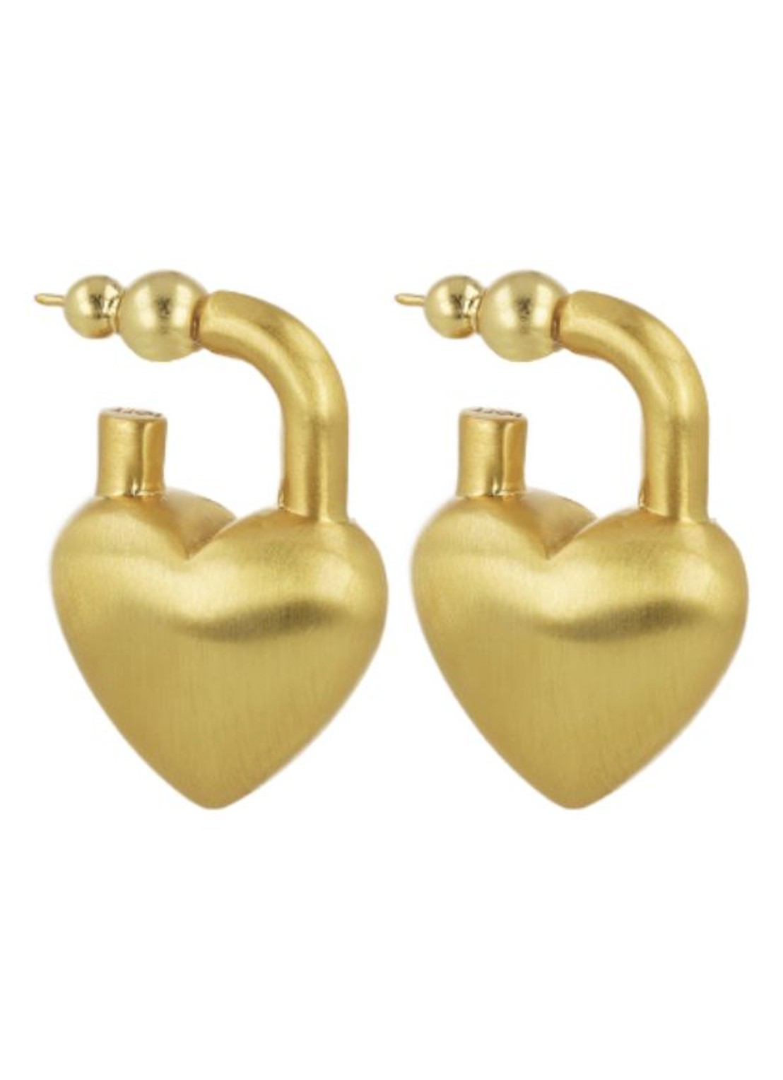 LOTT. gioielli Amour oorstekers verguld  - detail goud