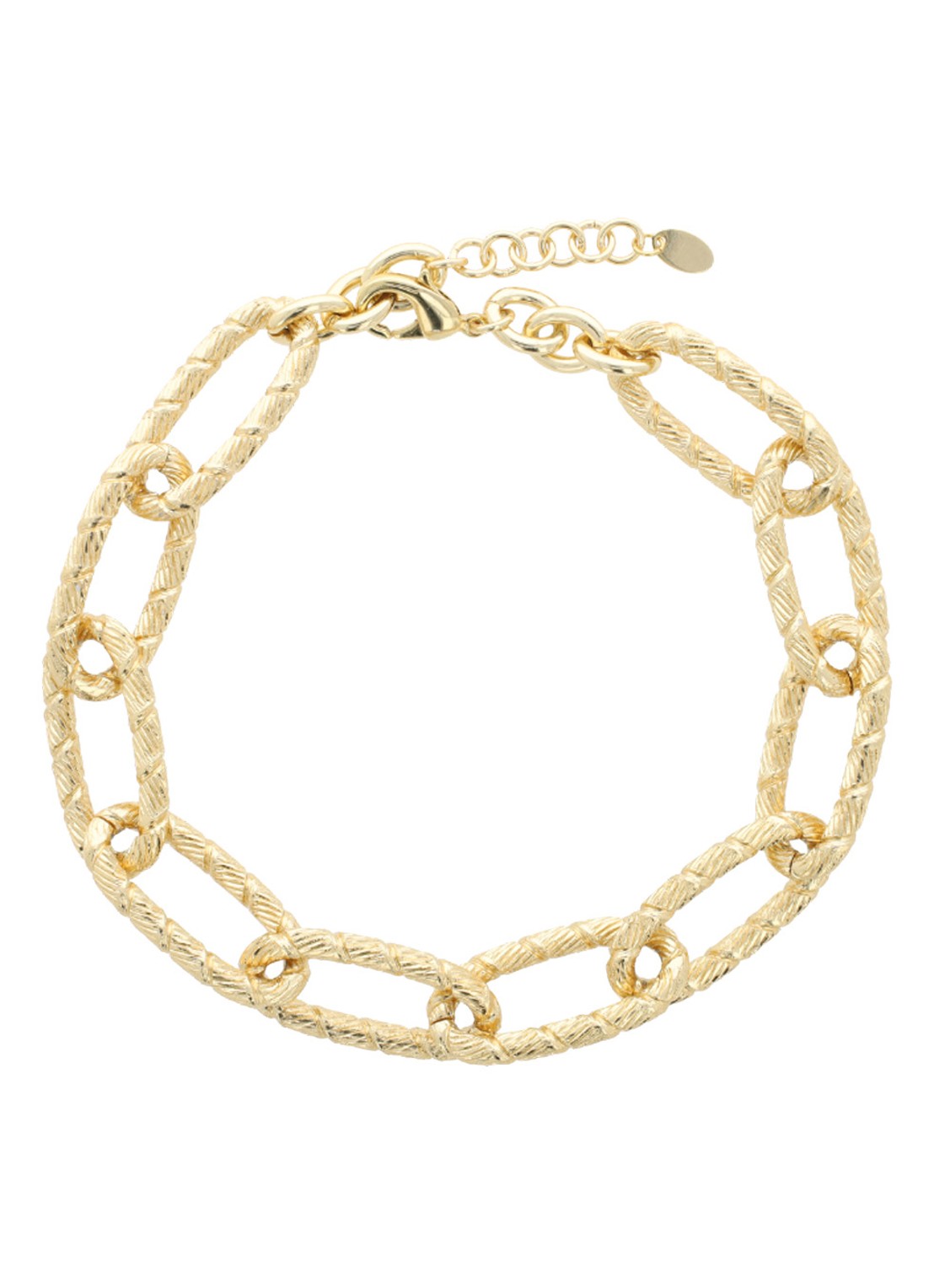 LOTT. gioielli Bamboo ketting - voorkant 2 goud