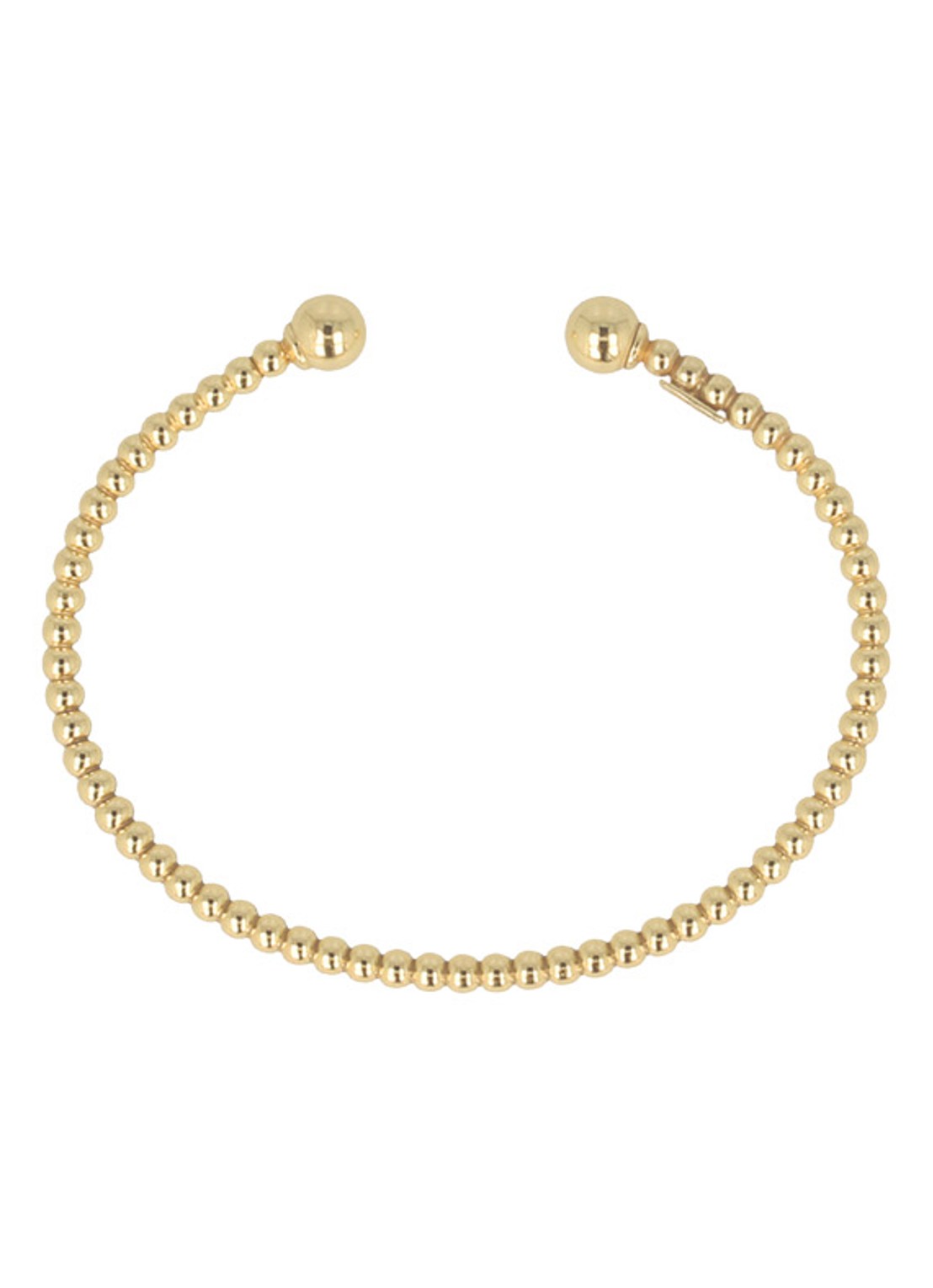 LOTT. gioielli Cannonball bangle verguld - voorkant 2 goud