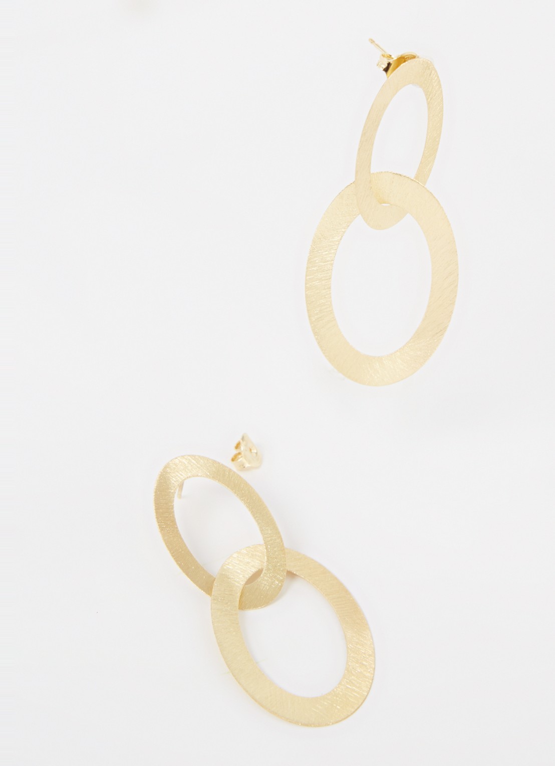 LOTT. gioielli Charm L oorstekers verguld - detail goud