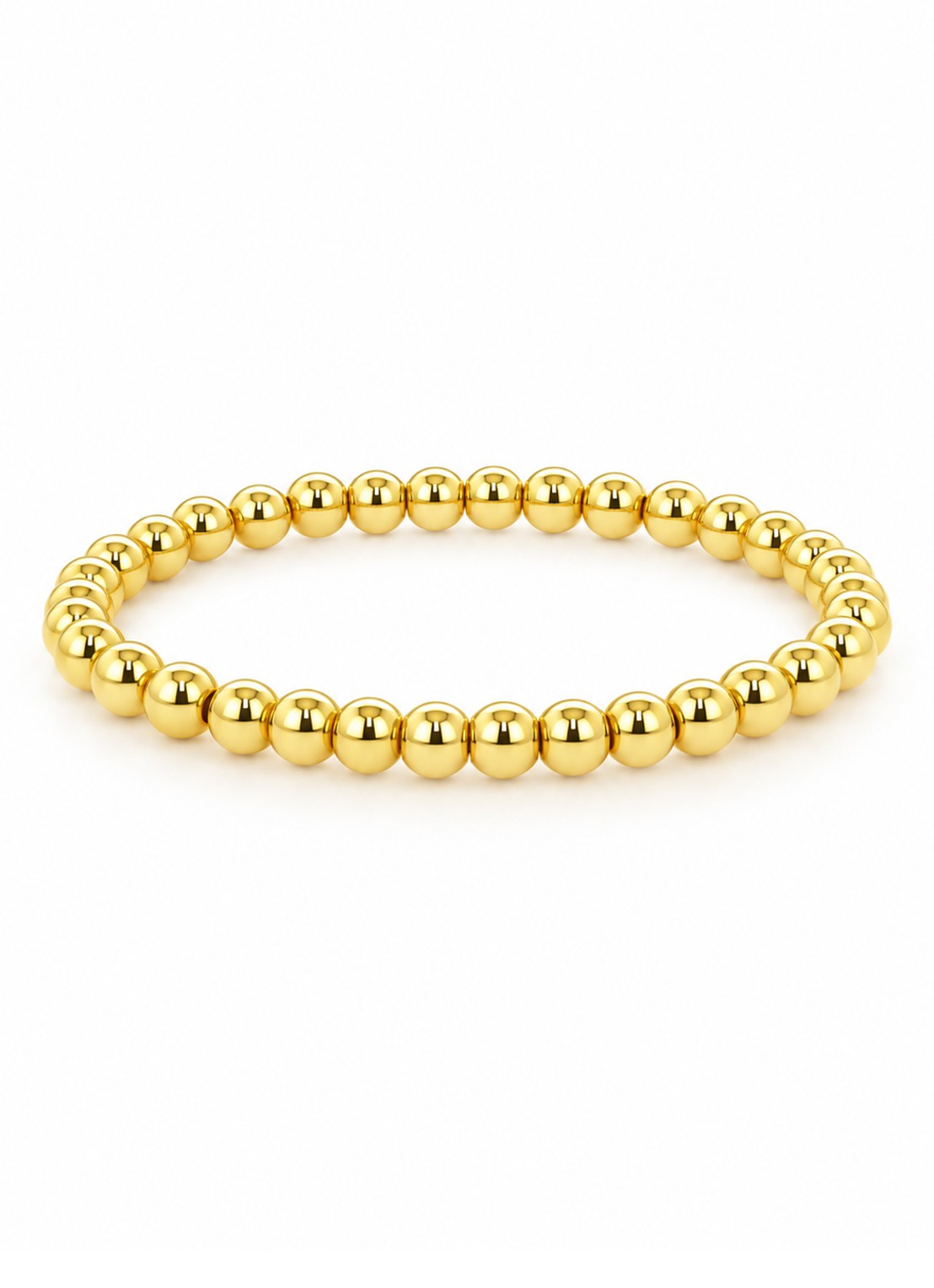 LOTT. gioielli Chuncky Balls armband verguld - voorkant goud