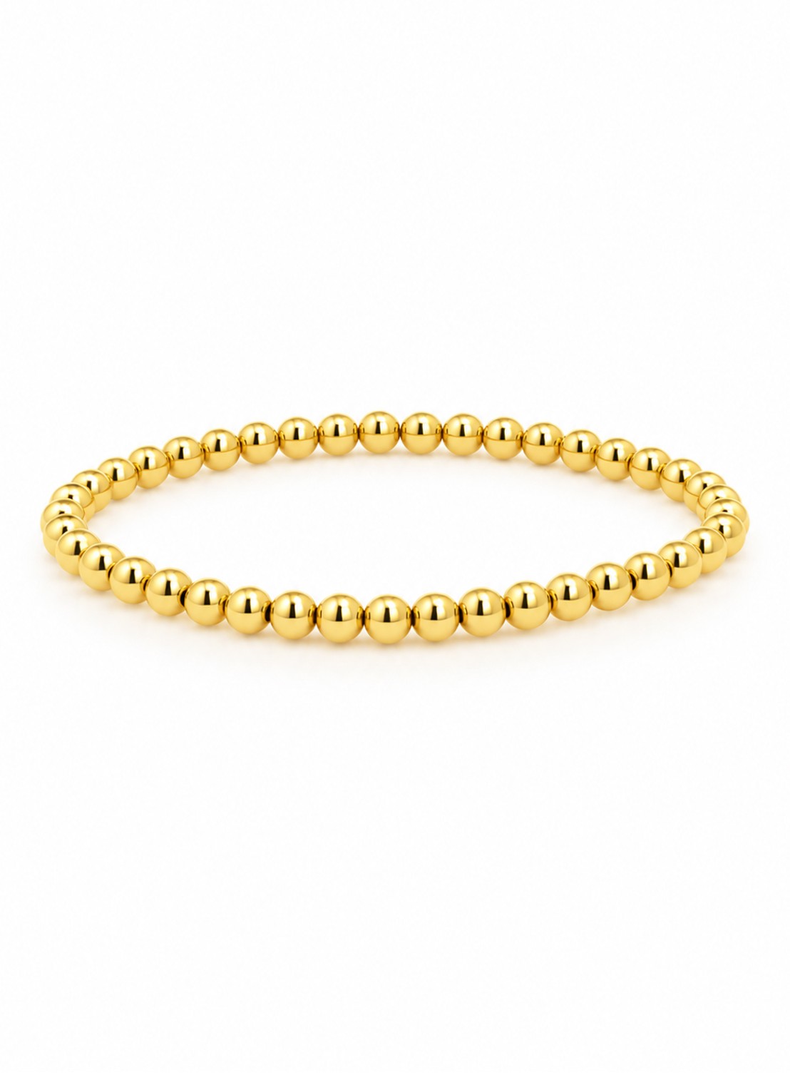 LOTT. gioielli Chuncky Balls armband verguld  - voorkant goud