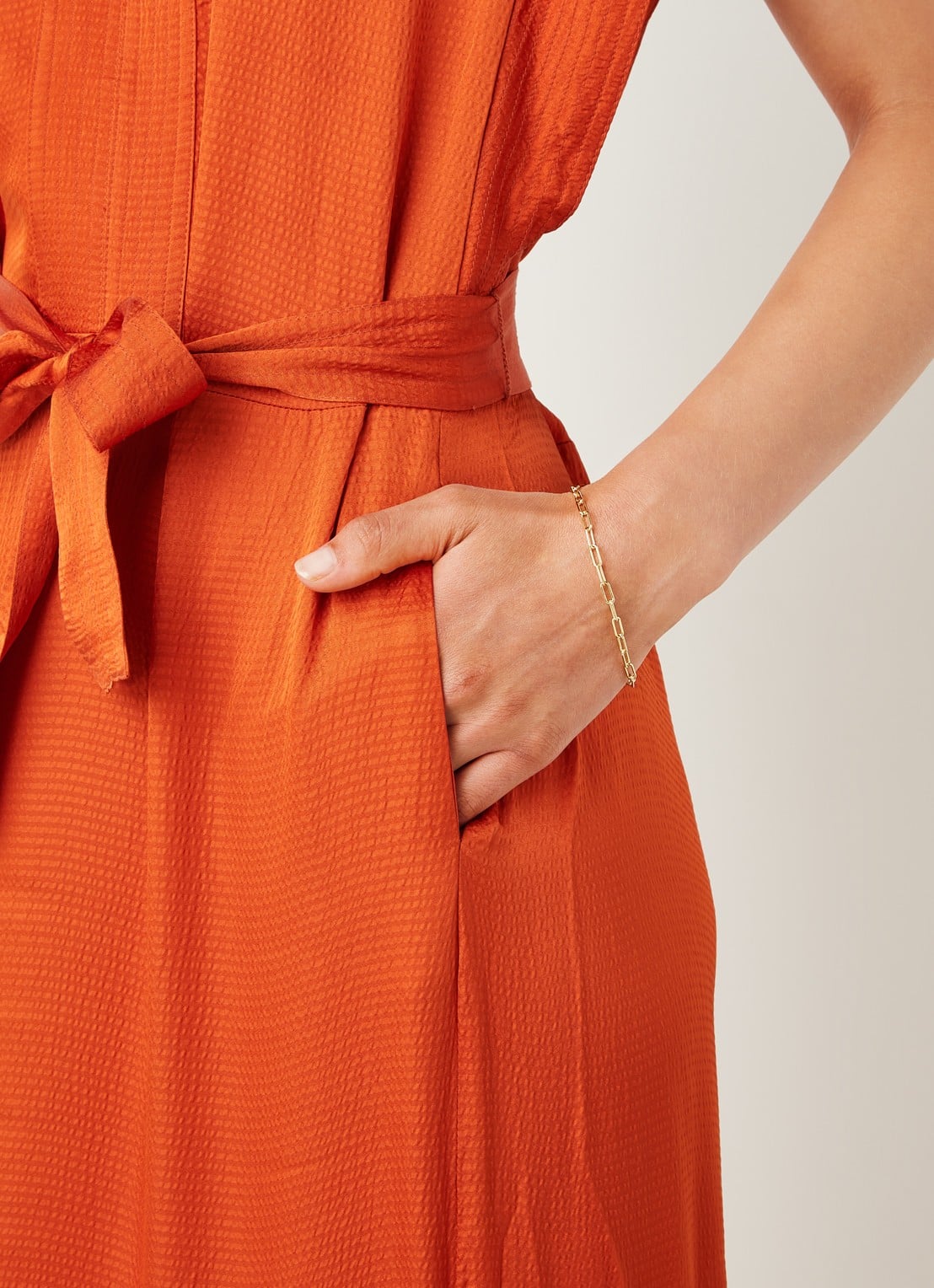 LOTT. gioielli Closed Forever XXS schakelarmband verguld - detail goud