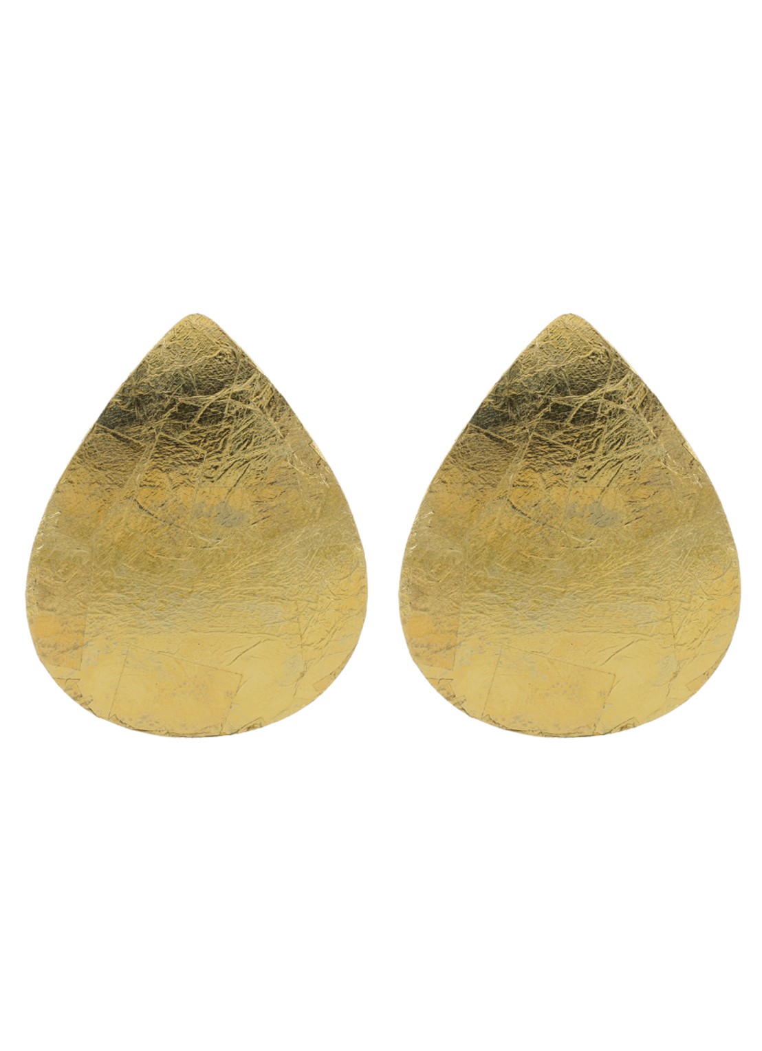 LOTT. gioielli Leaf oorstekers - voorkant 2 goud