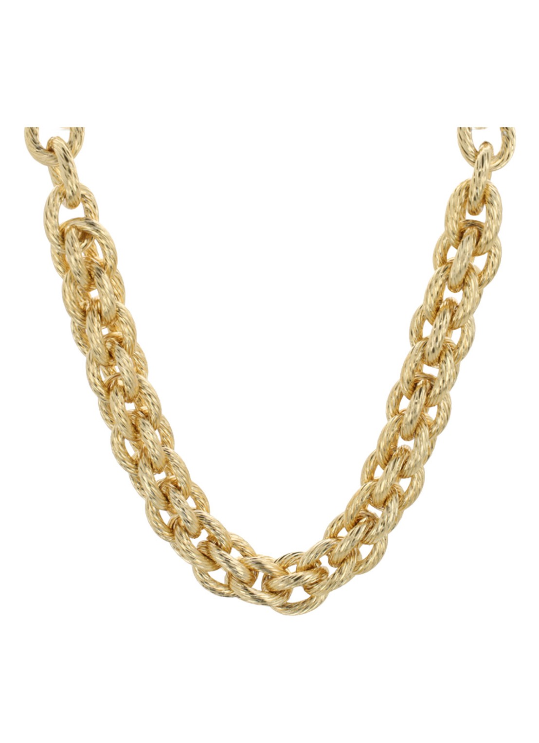 LOTT. gioielli Saphira ketting  - voorkant 2 goud